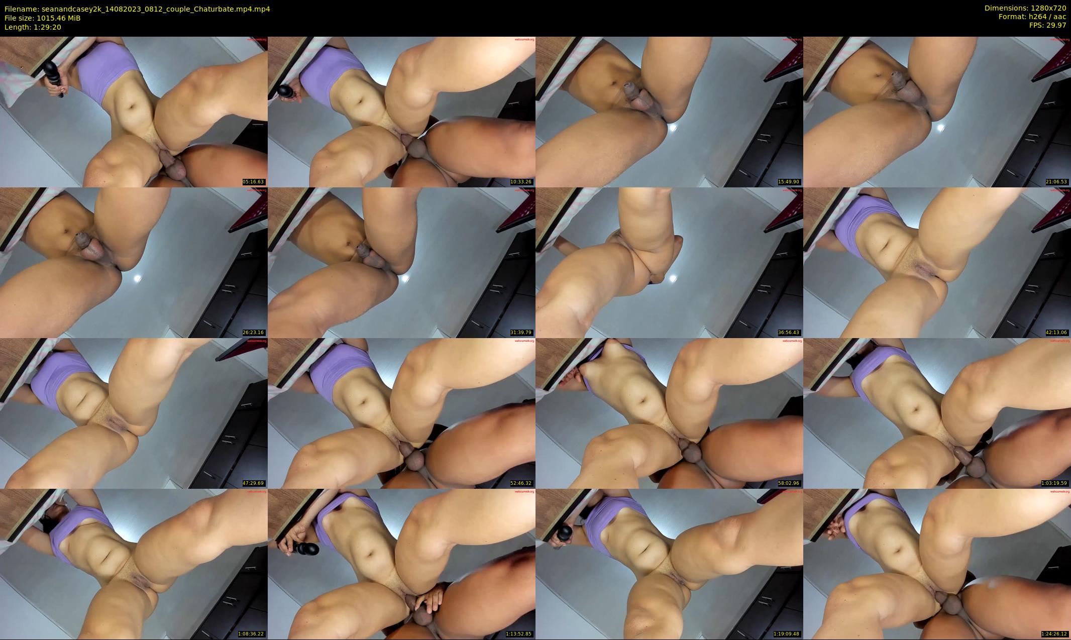 seanandcasey2k — 90 minute Chaturbate couple cam show recording, 720p, Aug 14, 2023