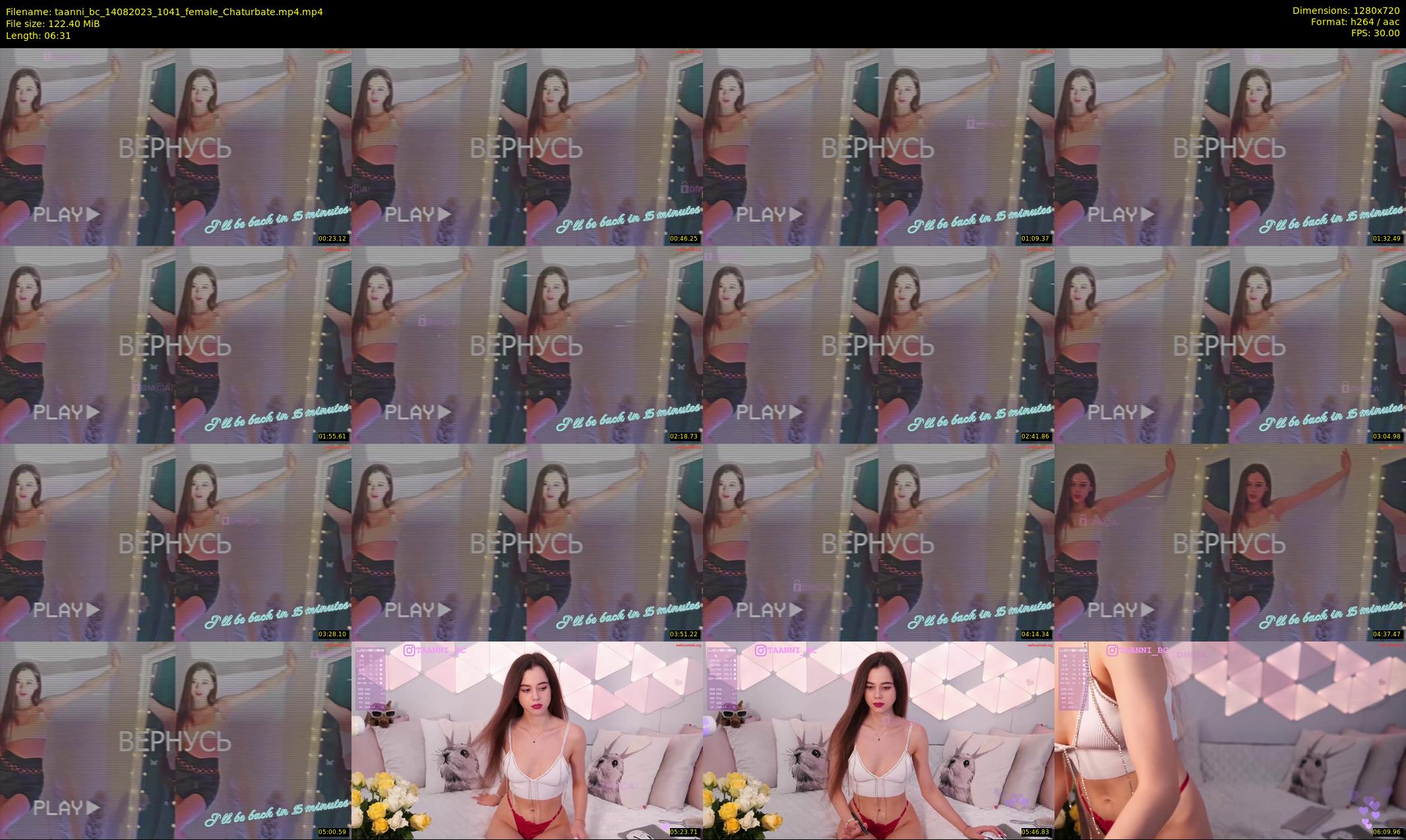 taanni_bc — 7 minute Chaturbate female cam show recording, 720p, Aug 14, 2023