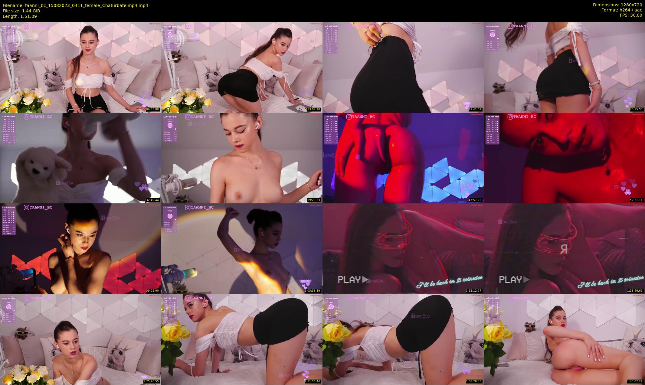 taanni_bc — 112 minute Chaturbate female cam show recording, 720p, Aug 15, 2023