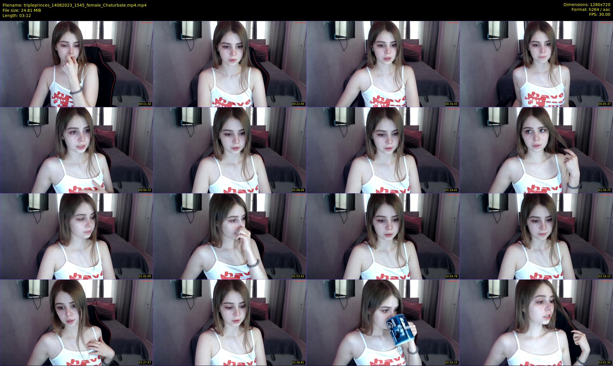tripleprinces — 4 minute Chaturbate female cam show recording, 720p, Aug 14, 2023