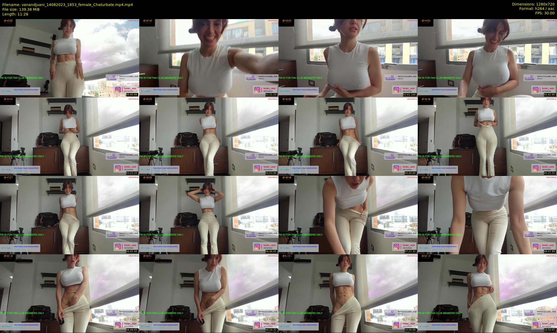 vanandjuani — 12 minute Chaturbate female cam show recording, 720p, Aug 14, 2023