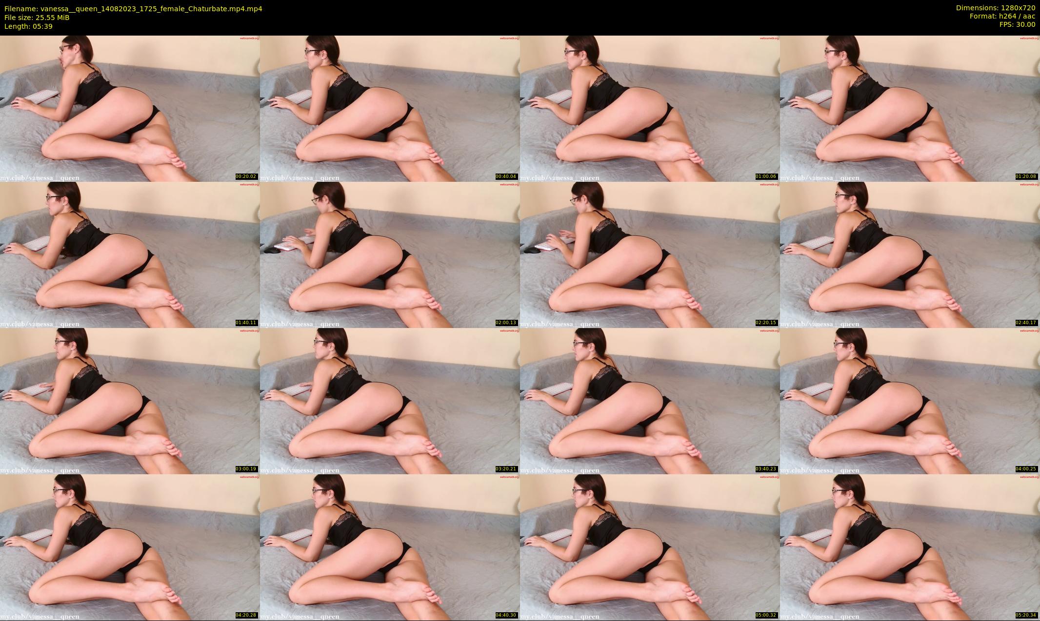 vanessa__queen — 6 minute Chaturbate female cam show recording, 720p, Aug 14, 2023