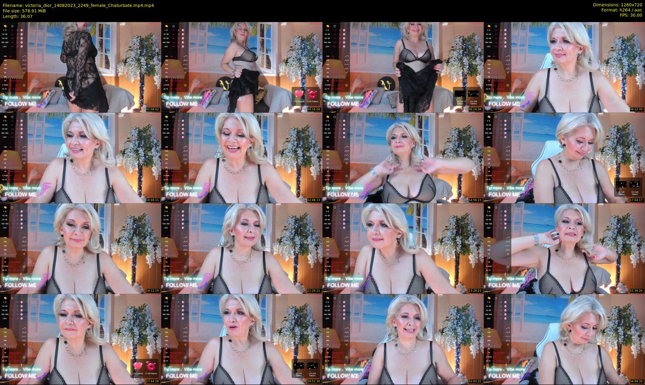 victoria_dior — 37 minute Chaturbate female cam show recording, 720p, Aug 14, 2023
