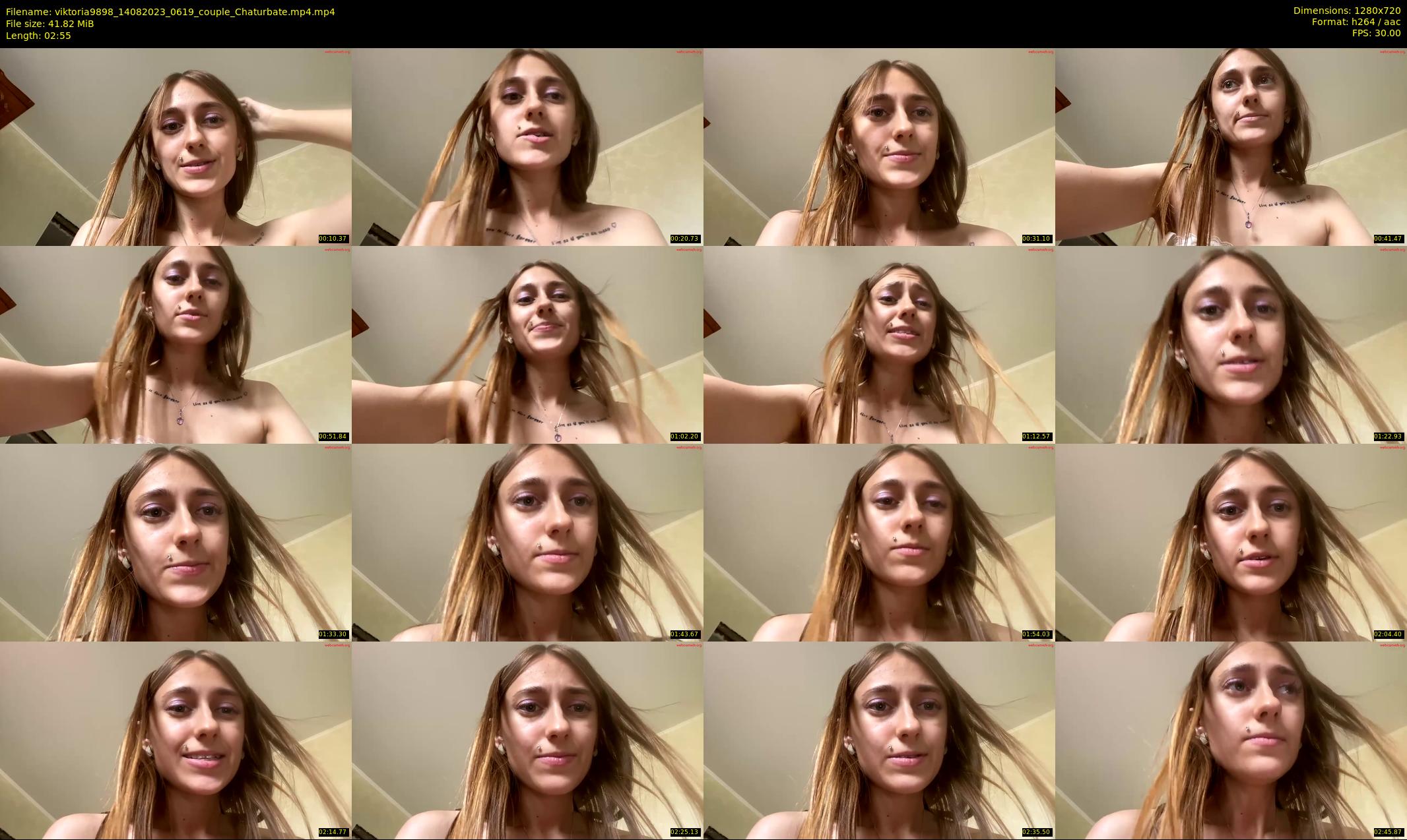 viktoria9898 — 3 minute Chaturbate couple cam show recording, 720p, Aug 14, 2023