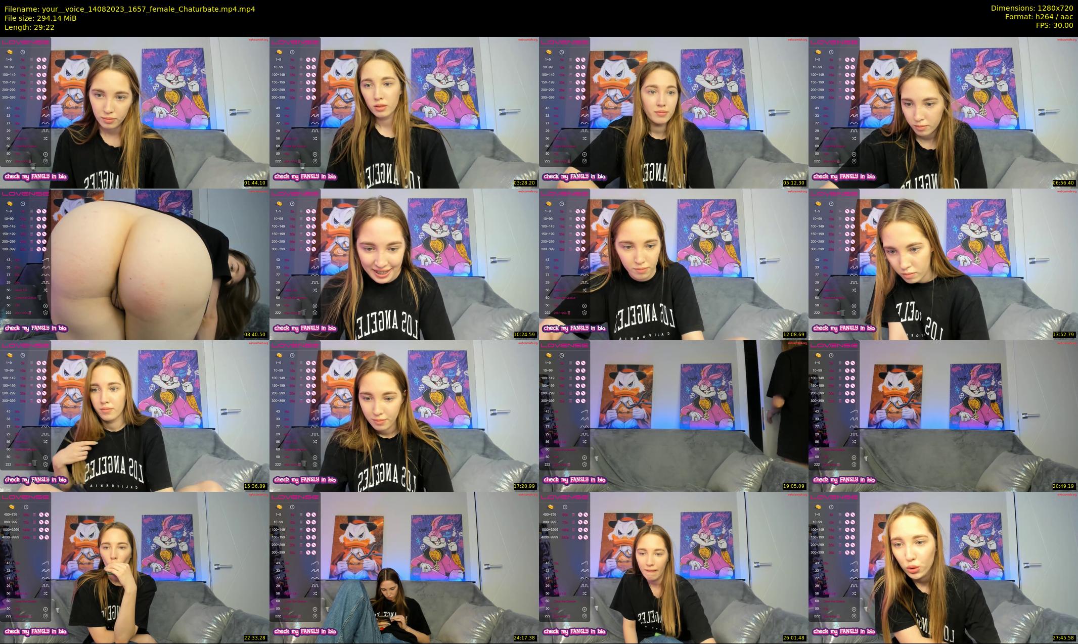 your__voice — 30 minute Chaturbate female cam show recording, 720p, Aug 14, 2023