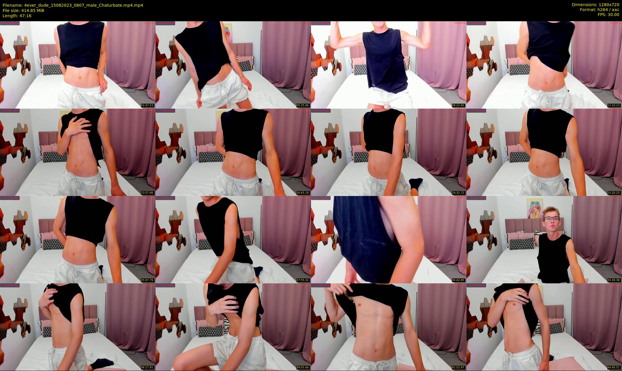 4ever_dude — 48 minute Chaturbate male cam show recording, 720p, Aug 15, 2023