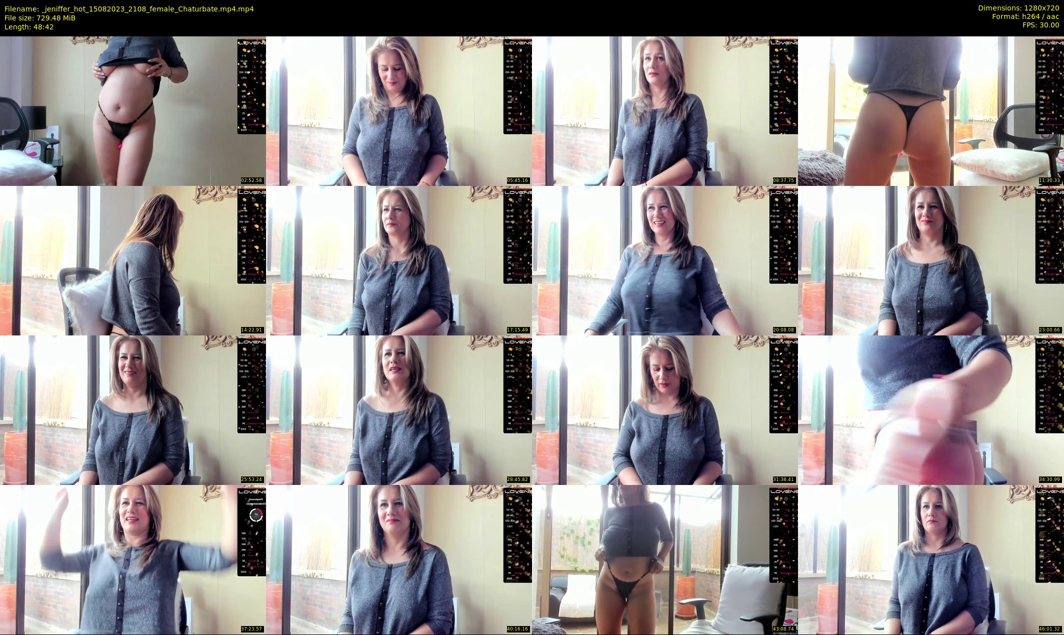 _jeniffer_hot — 49 minute Chaturbate female cam show recording, 720p, Aug 15, 2023