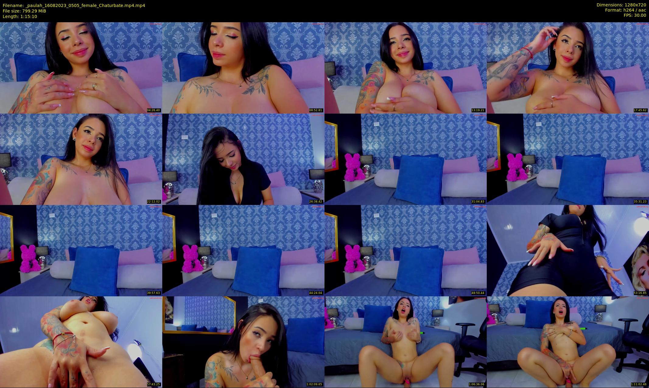 _paulah — 76 minute Chaturbate female cam show recording, 720p, Aug 16, 2023