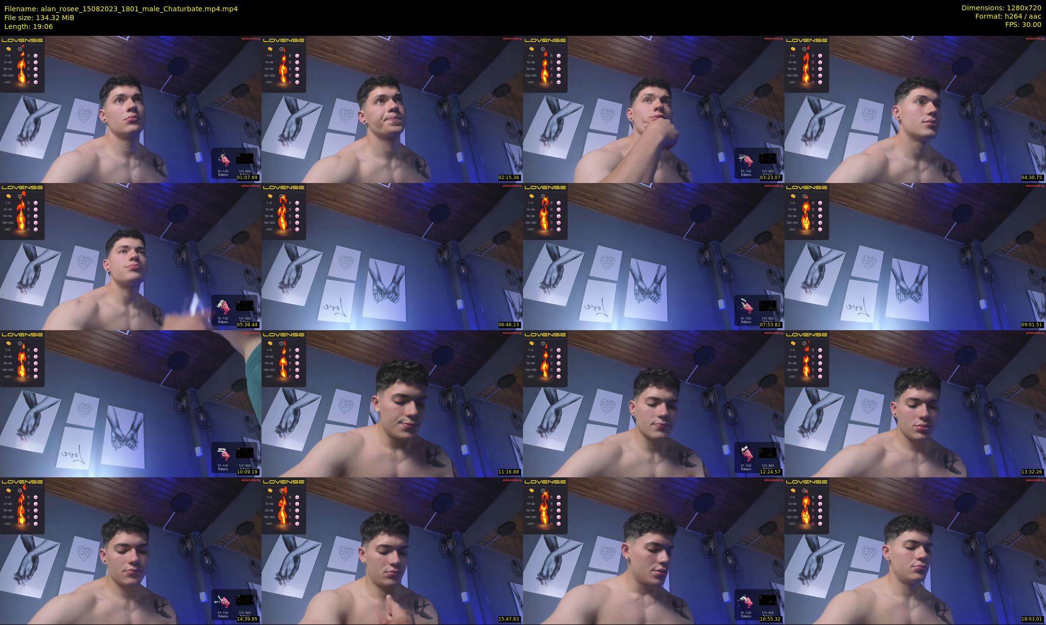 alan_rosee — 20 minute Chaturbate male cam show recording, 720p, Aug 15, 2023