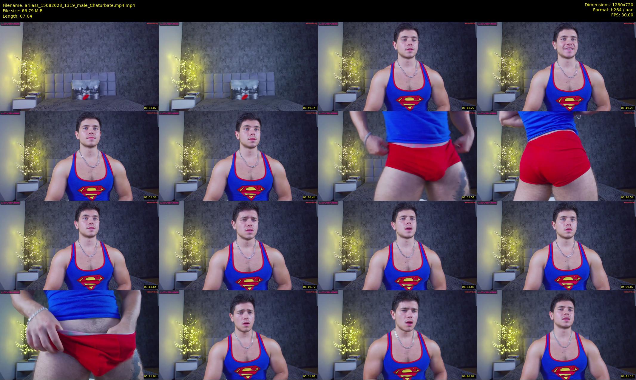 arilass — 8 minute Chaturbate male cam show recording, 720p, Aug 15, 2023