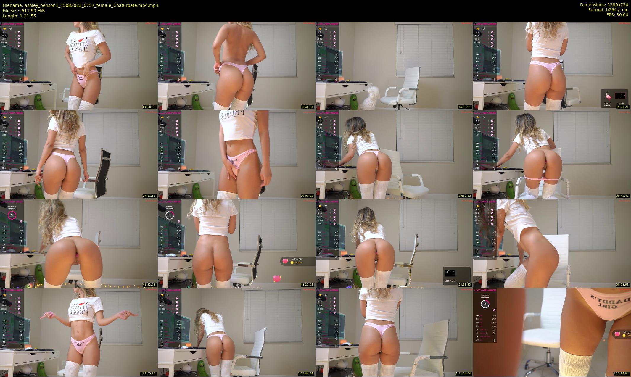 ashley_benson1 — 82 minute Chaturbate female cam show recording, 720p, Aug 15, 2023