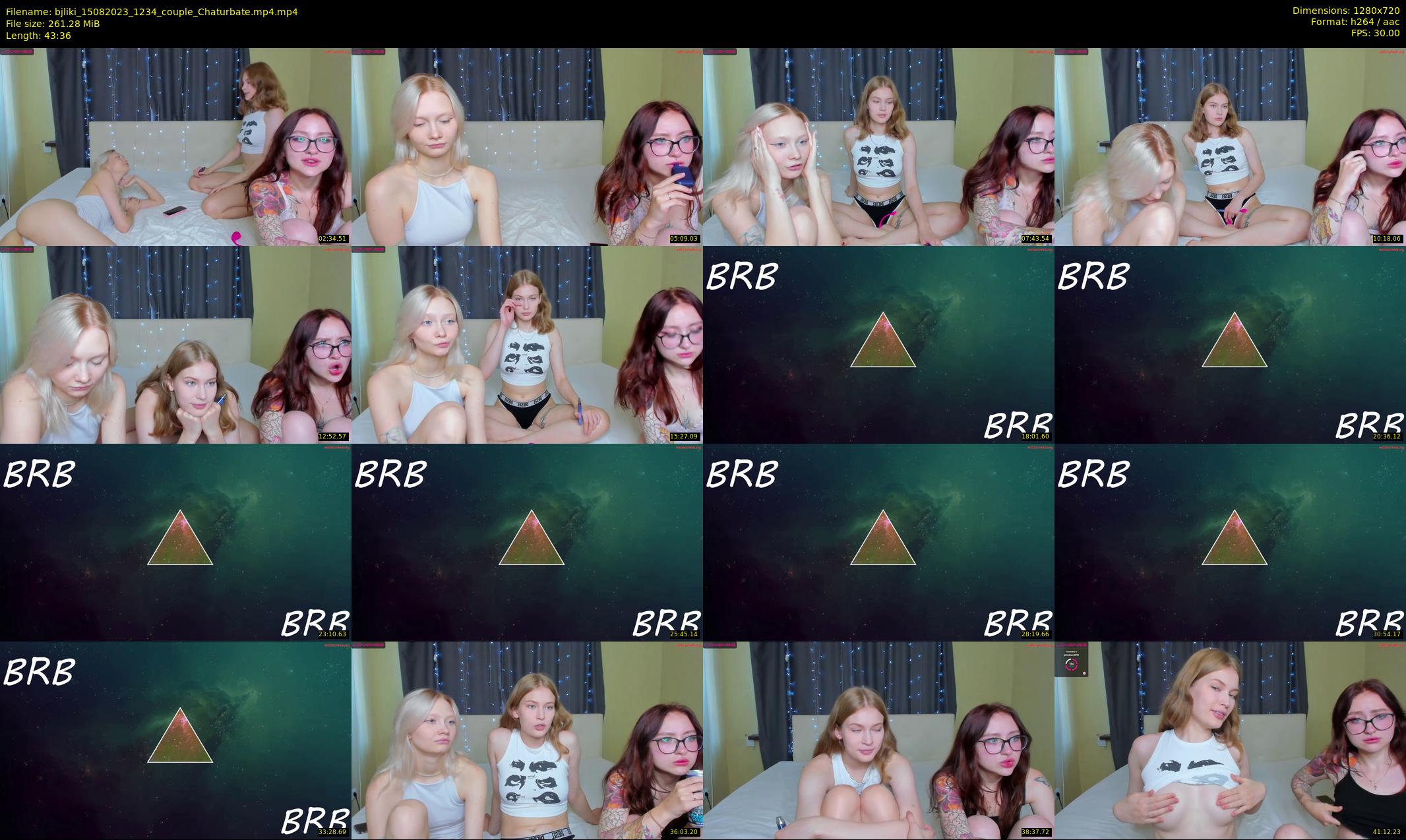 bjliki — 44 minute Chaturbate couple cam show recording, 720p, Aug 15, 2023