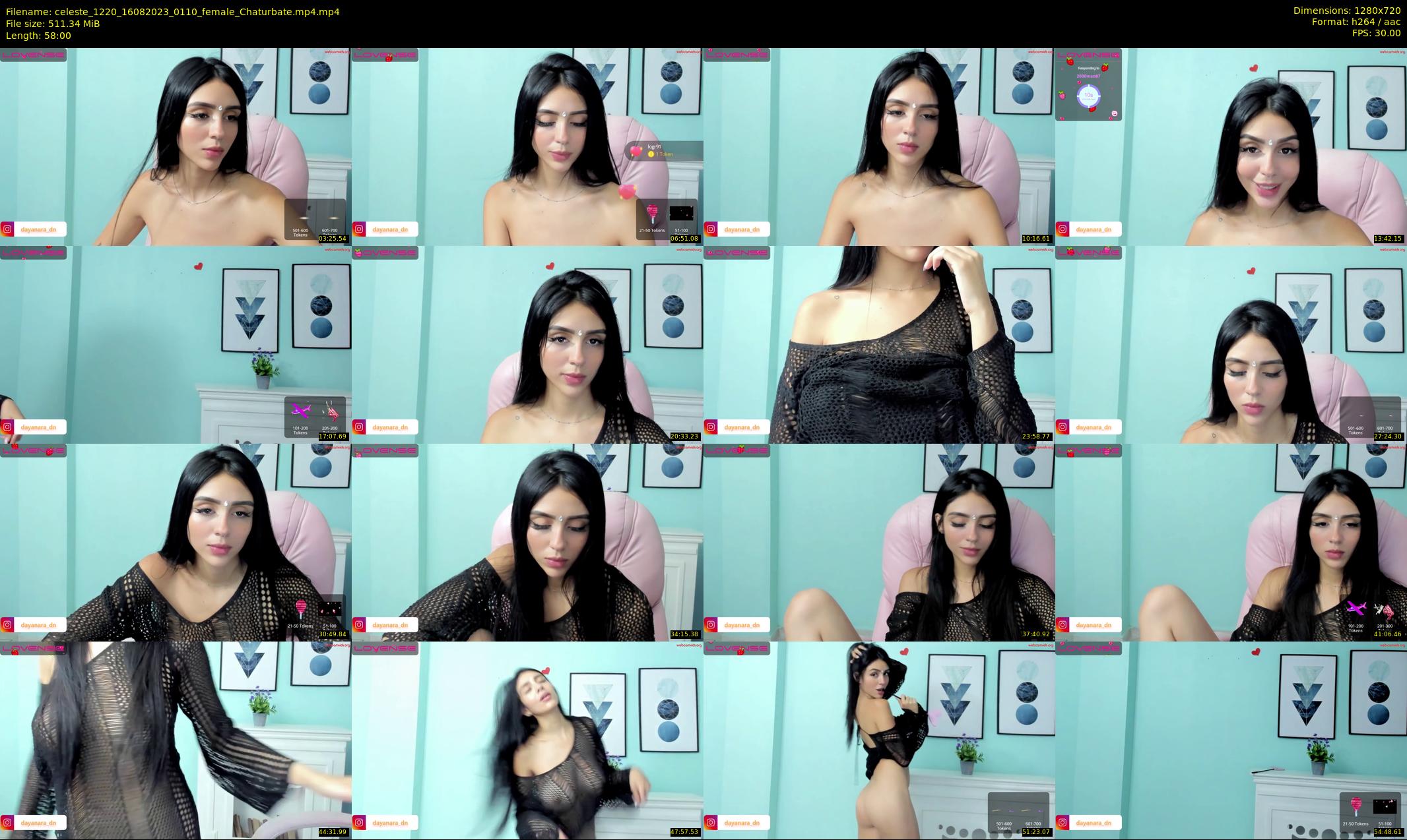 celeste_1220 — 58 minute Chaturbate female cam show recording, 720p, Aug 16, 2023
