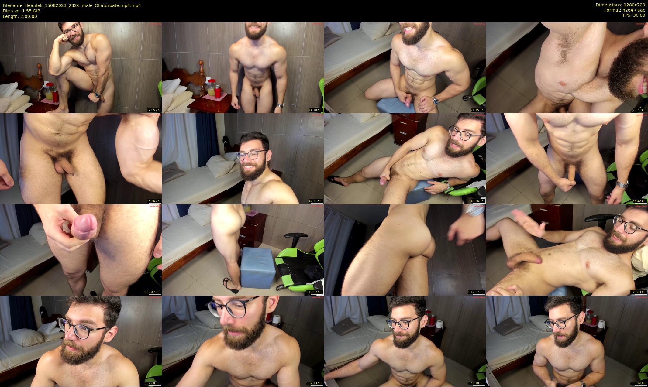 deanlek — 120 minute Chaturbate male cam show recording, 720p, Aug 15, 2023