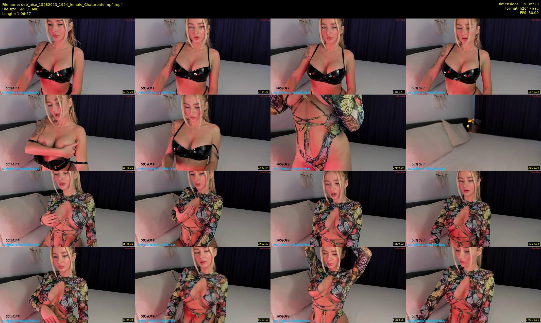 dee_nise — 67 minute Chaturbate female cam show recording, 720p, Aug 15, 2023