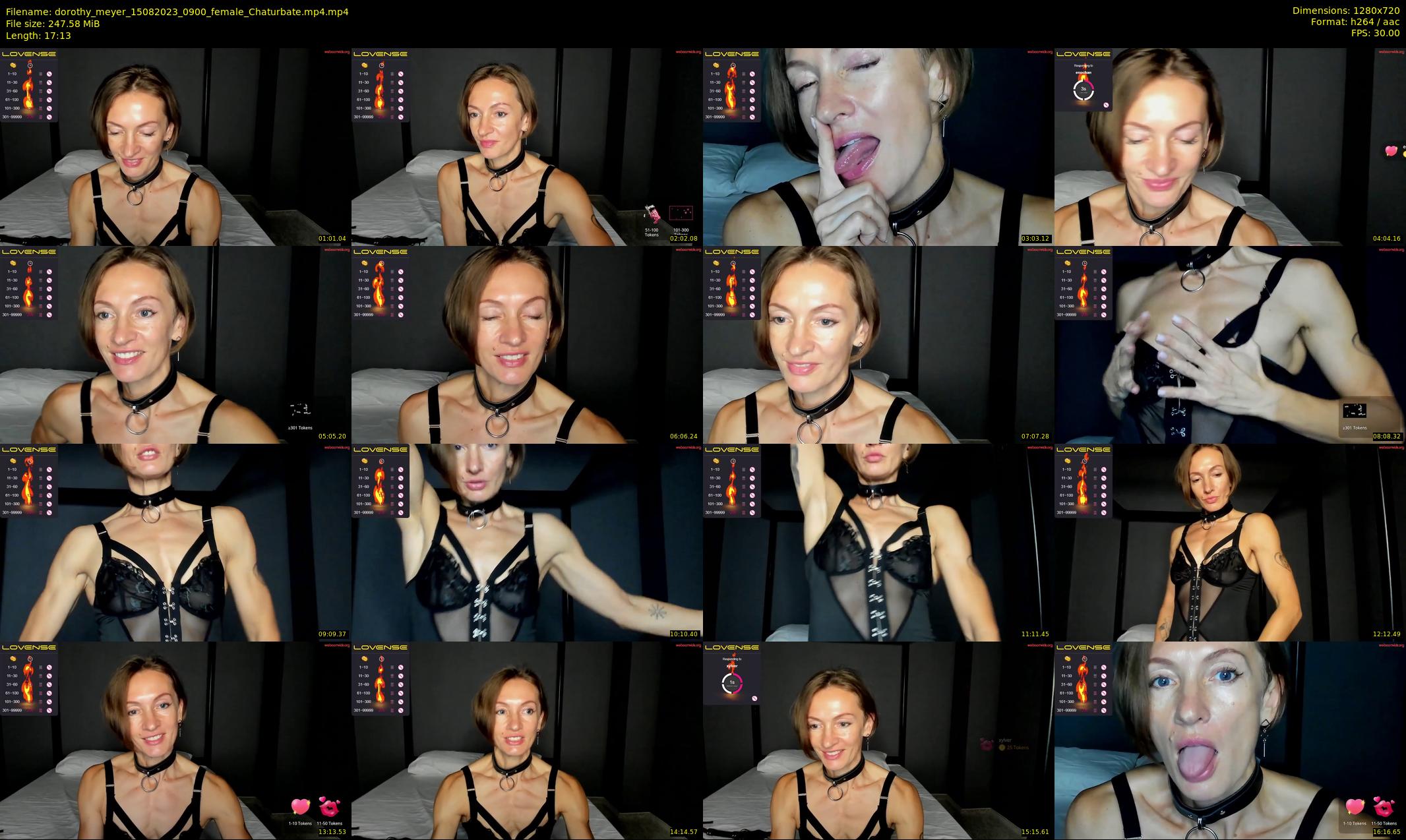 dorothy_meyer — 18 minute Chaturbate female cam show recording, 720p, Aug 15, 2023