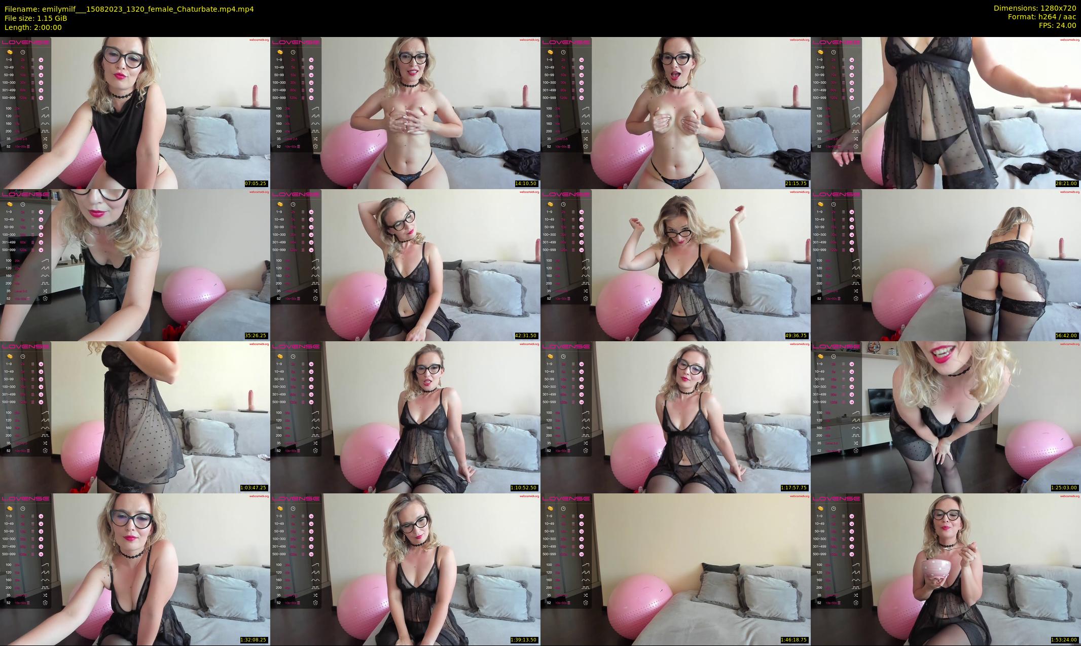 emilymilf__ — 120 minute Chaturbate female cam show recording, 720p, Aug 15, 2023