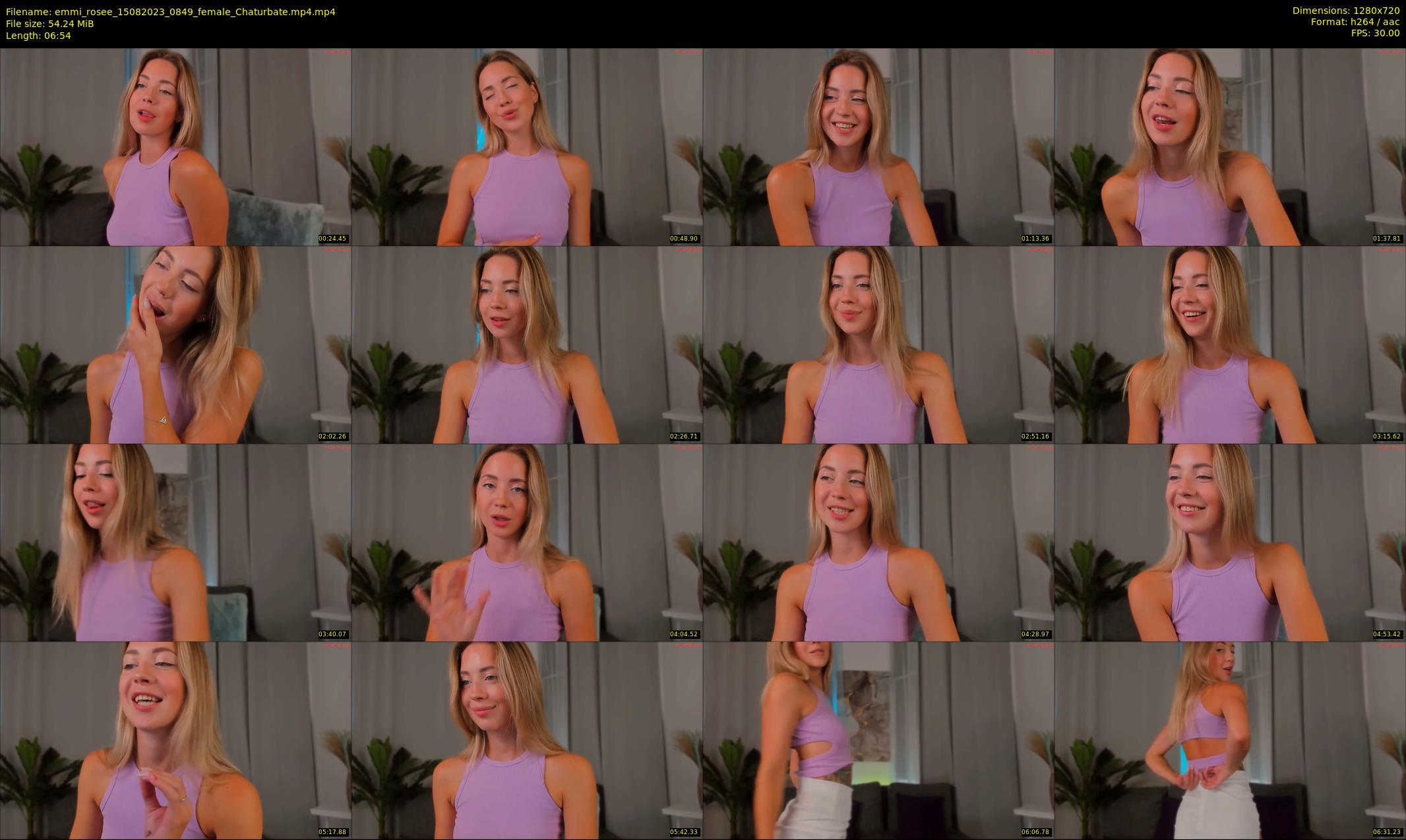 emmi_rosee — 7 minute Chaturbate female cam show recording, 720p, Aug 15, 2023