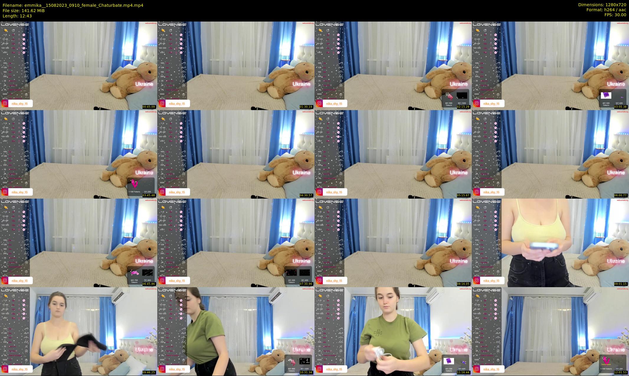 emmika_ — 13 minute Chaturbate female cam show recording, 720p, Aug 15, 2023