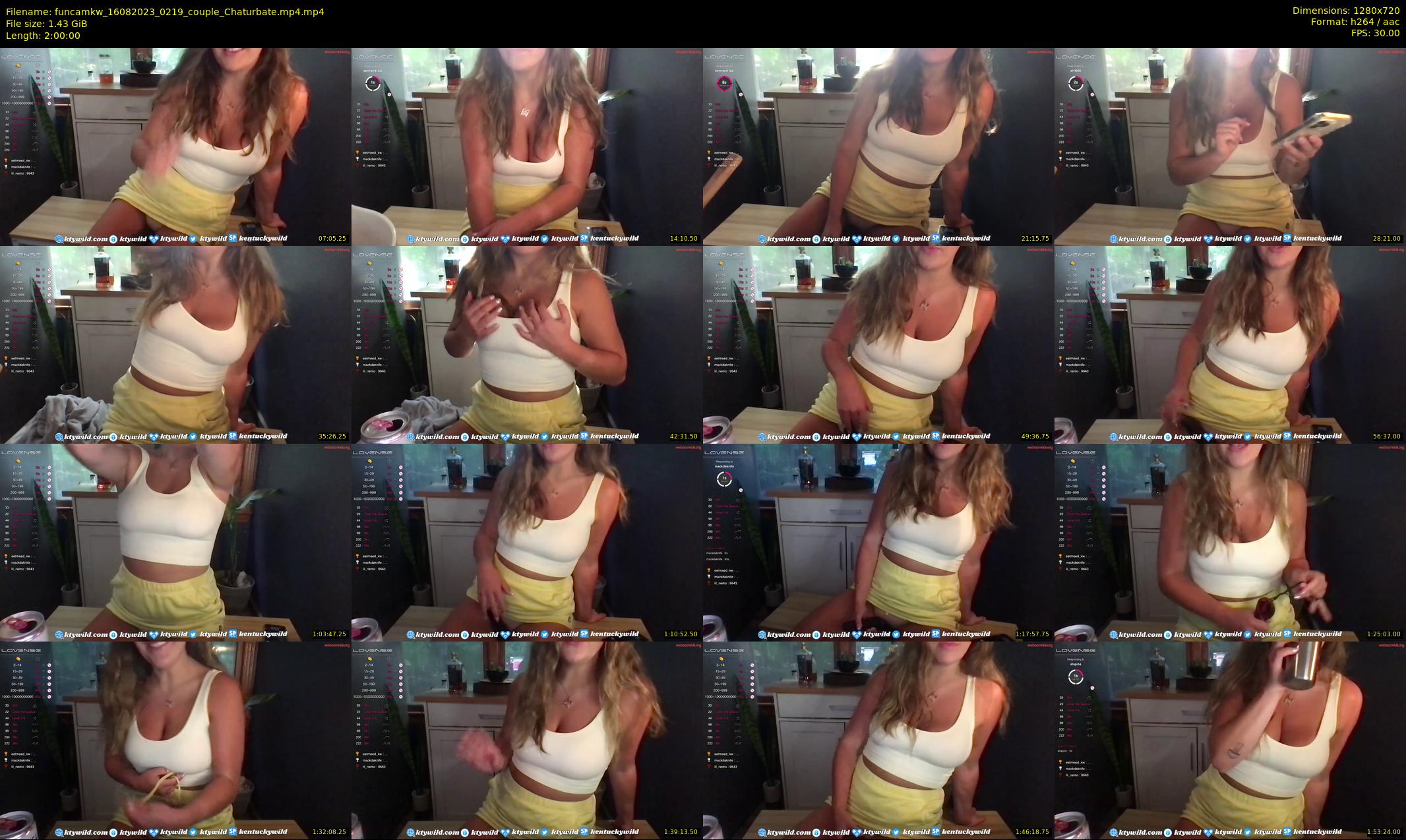 funcamkw — 120 minute Chaturbate female cam show recording, 720p, Aug 16, 2023