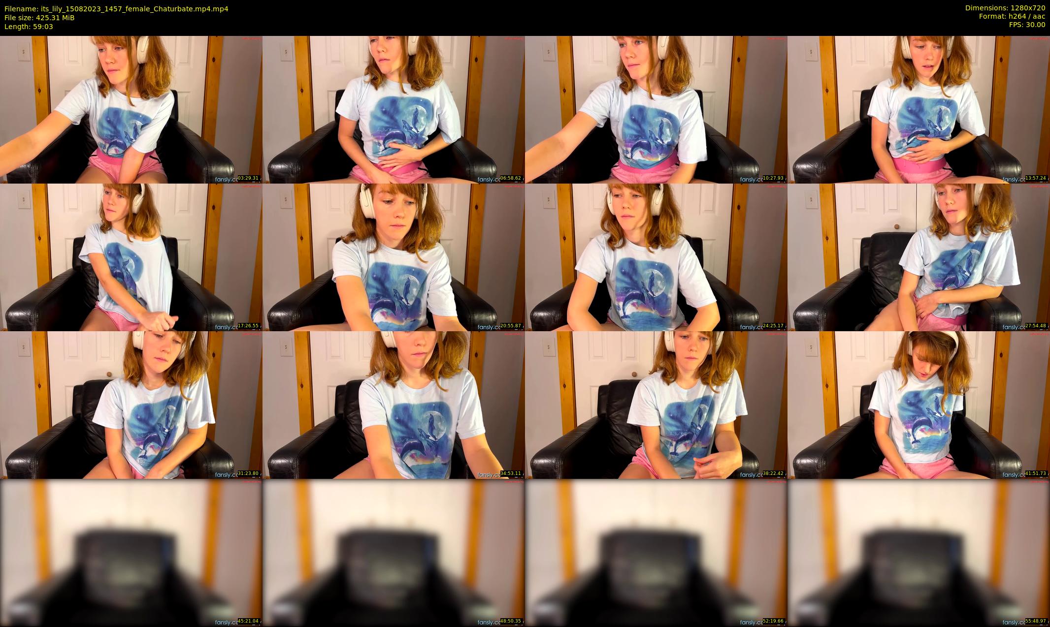 its_lily — 60 minute Chaturbate female cam show recording, 720p, Aug 15, 2023