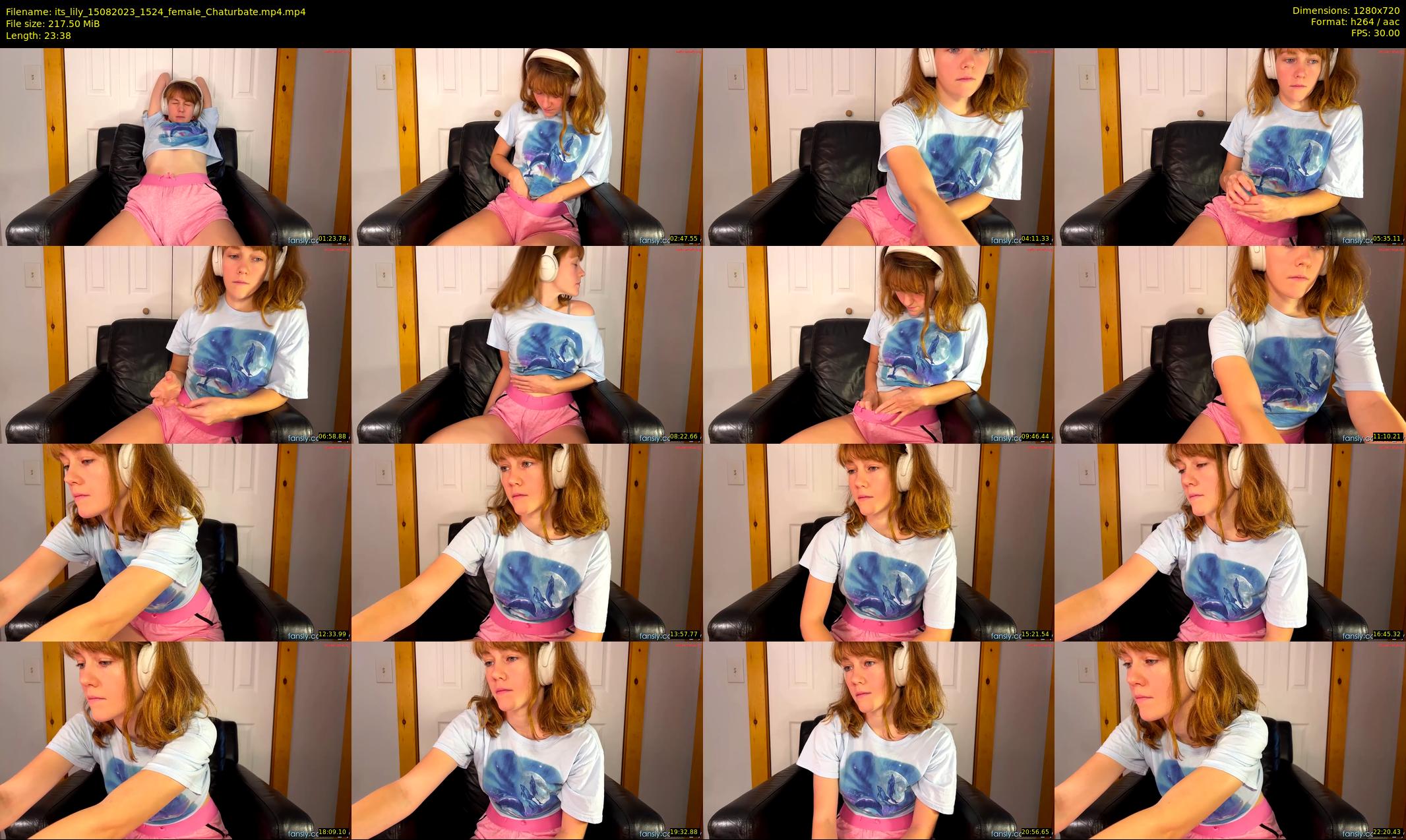 its_lily — 24 minute Chaturbate female cam show recording, 720p, Aug 15, 2023
