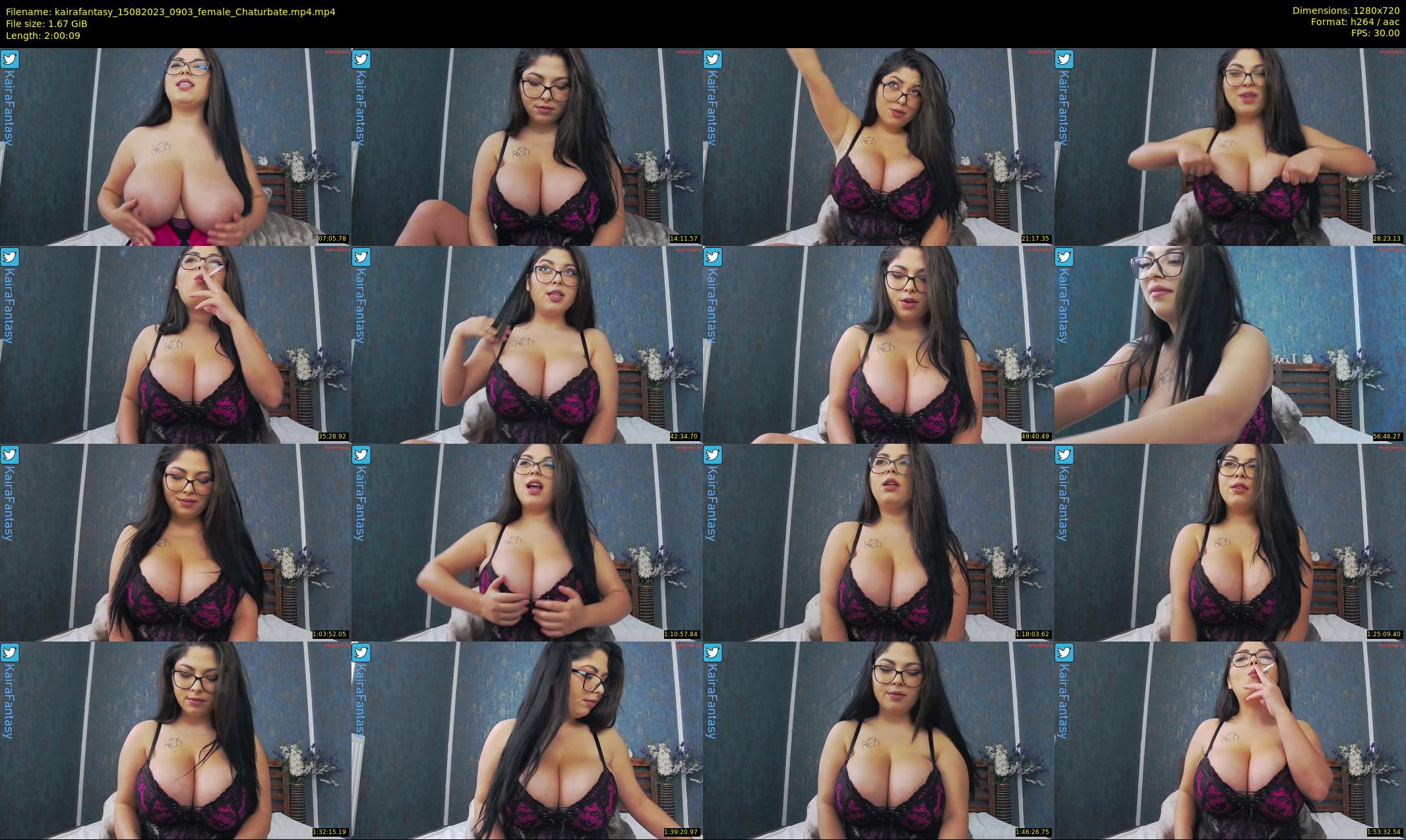kairafantasy — 121 minute Chaturbate female cam show recording, 720p, Aug 15, 2023