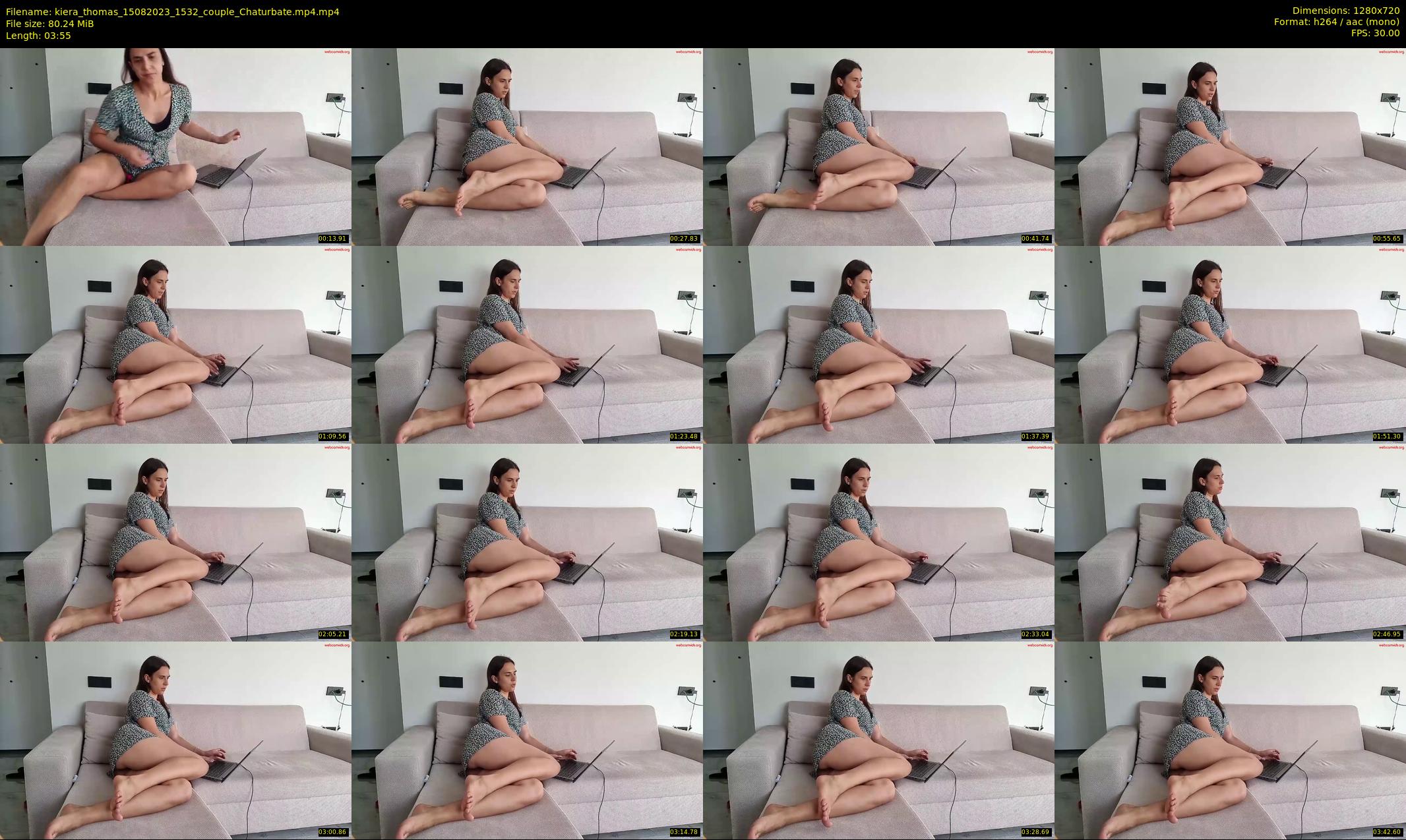 kiera_thomas — 4 minute Chaturbate couple cam show recording, 720p, Aug 15, 2023
