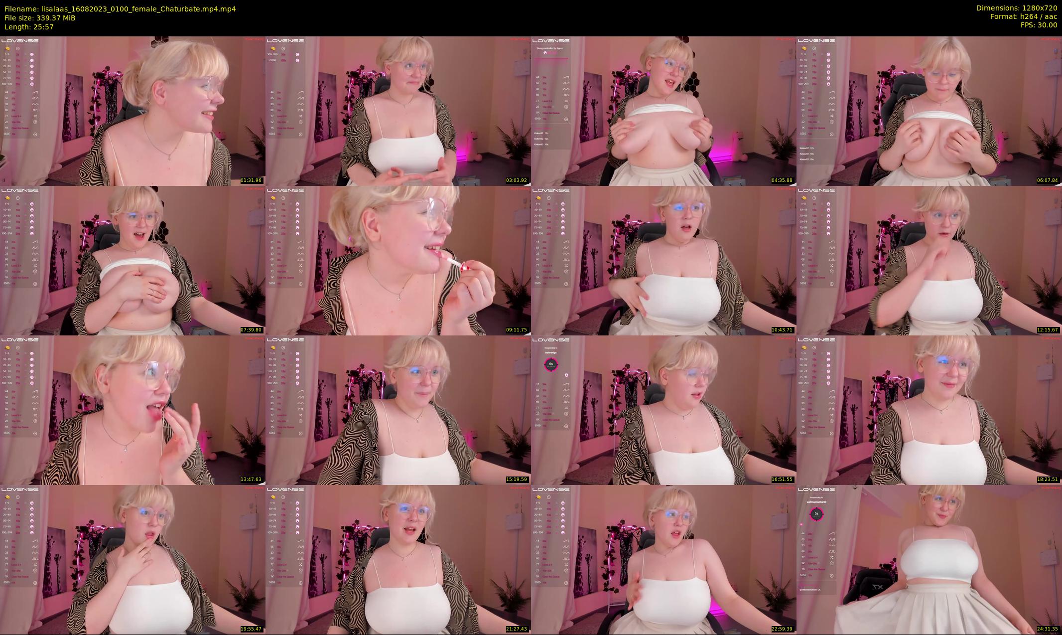lisalaas — 26 minute Chaturbate female cam show recording, 720p, Aug 16, 2023