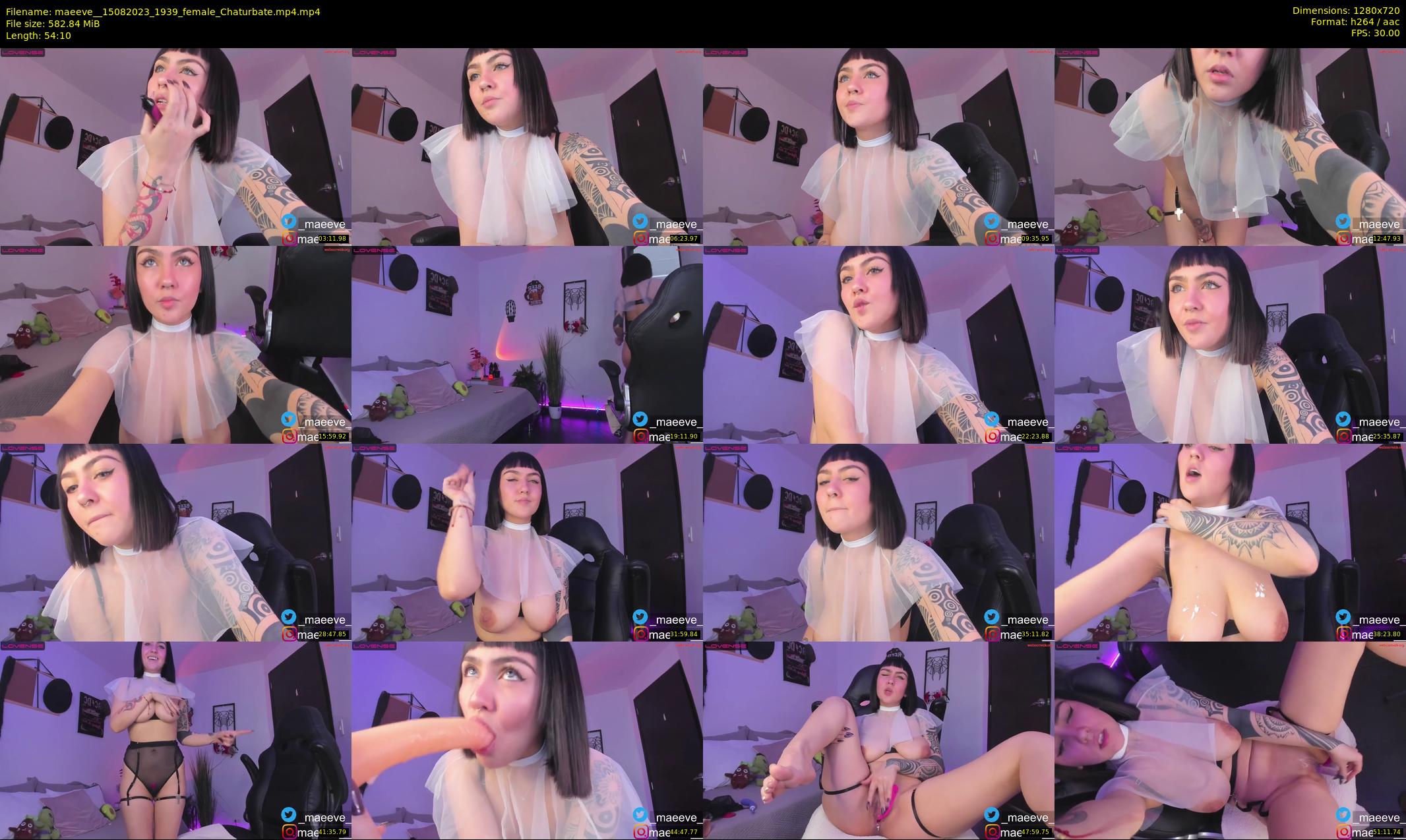maeeve_ — 55 minute Chaturbate female cam show recording, 720p, Aug 15, 2023
