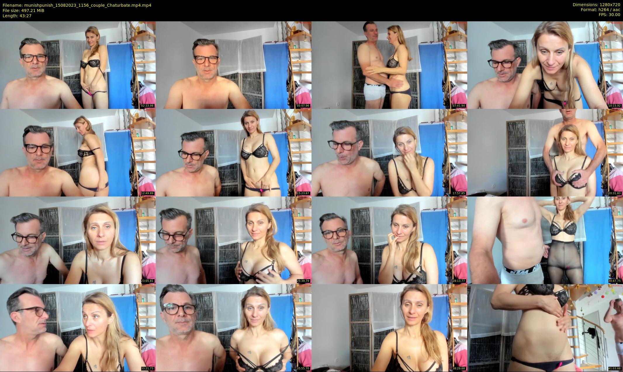munishpunish — 44 minute Chaturbate couple cam show recording, 720p, Aug 15, 2023