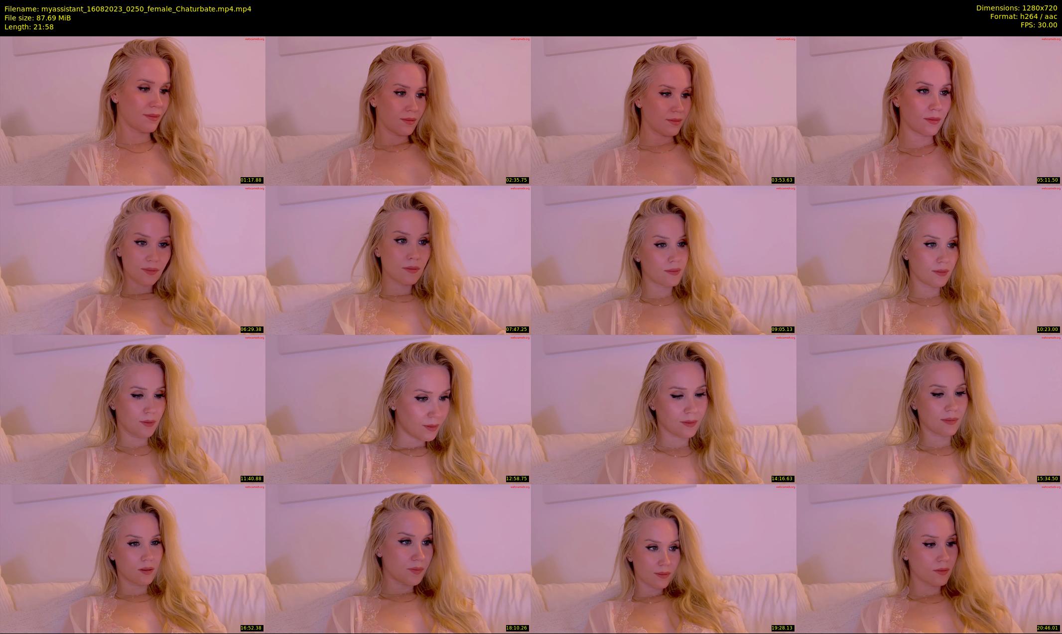 myassistant — 22 minute Chaturbate female cam show recording, 720p, Aug 16, 2023