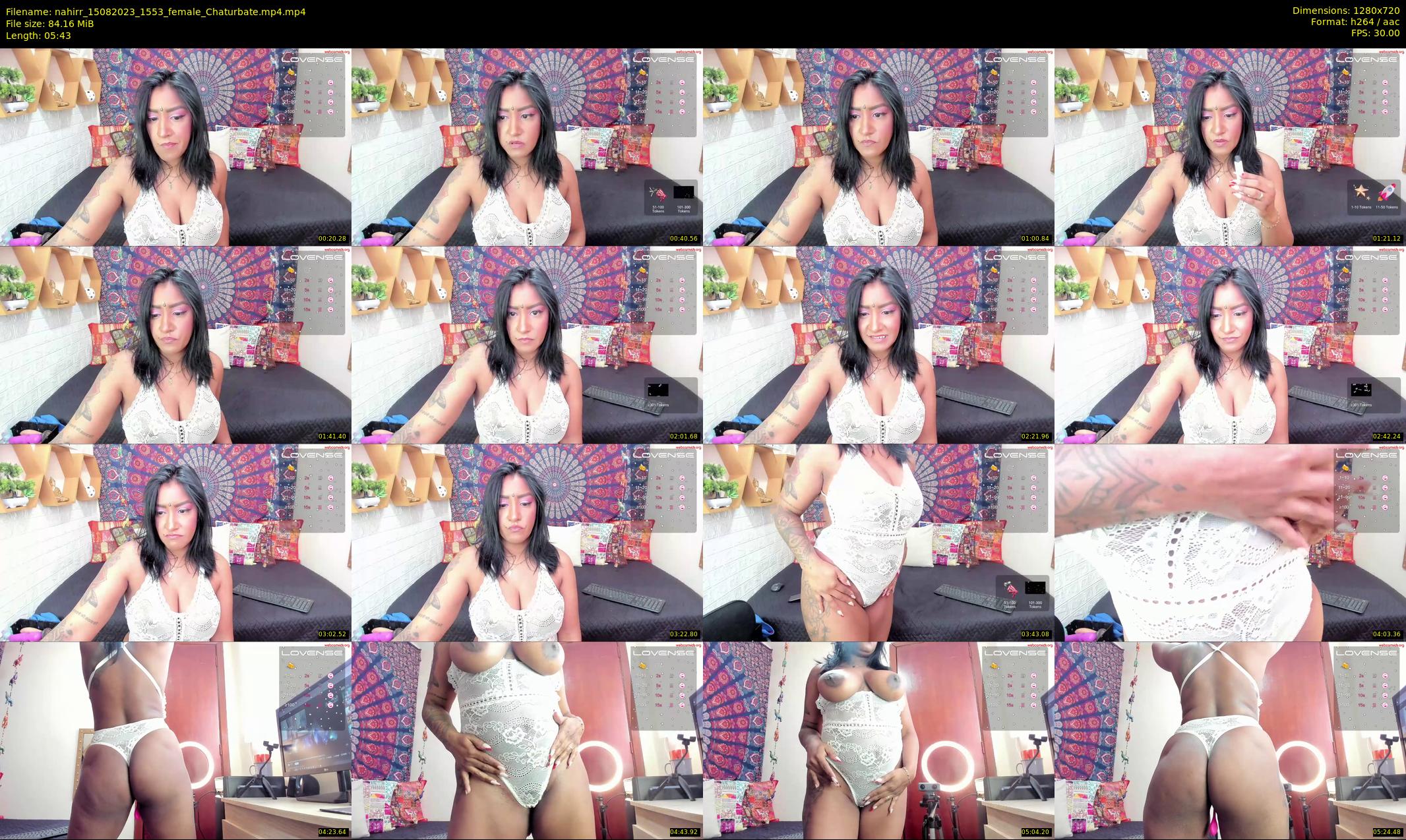 nahirr — 6 minute Chaturbate female cam show recording, 720p, Aug 15, 2023