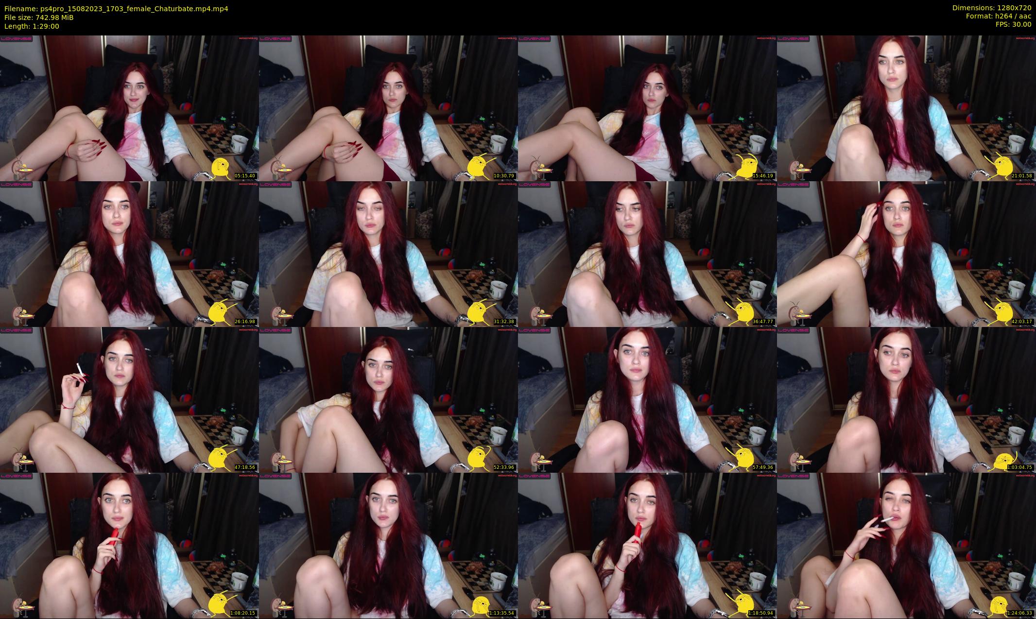 ps4pro — 89 minute Chaturbate female cam show recording, 720p, Aug 15, 2023