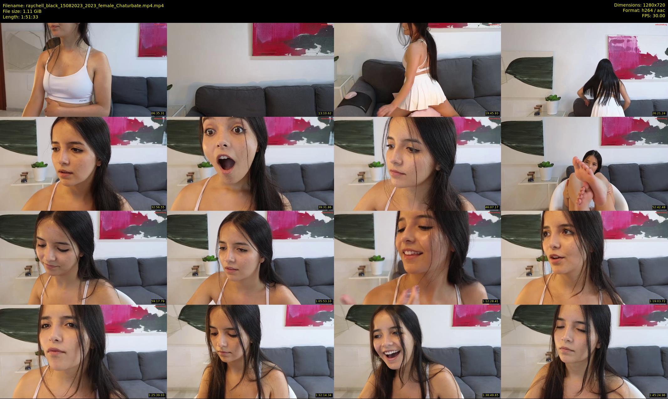 raychell_black — 112 minute Chaturbate female cam show recording, 720p, Aug 15, 2023