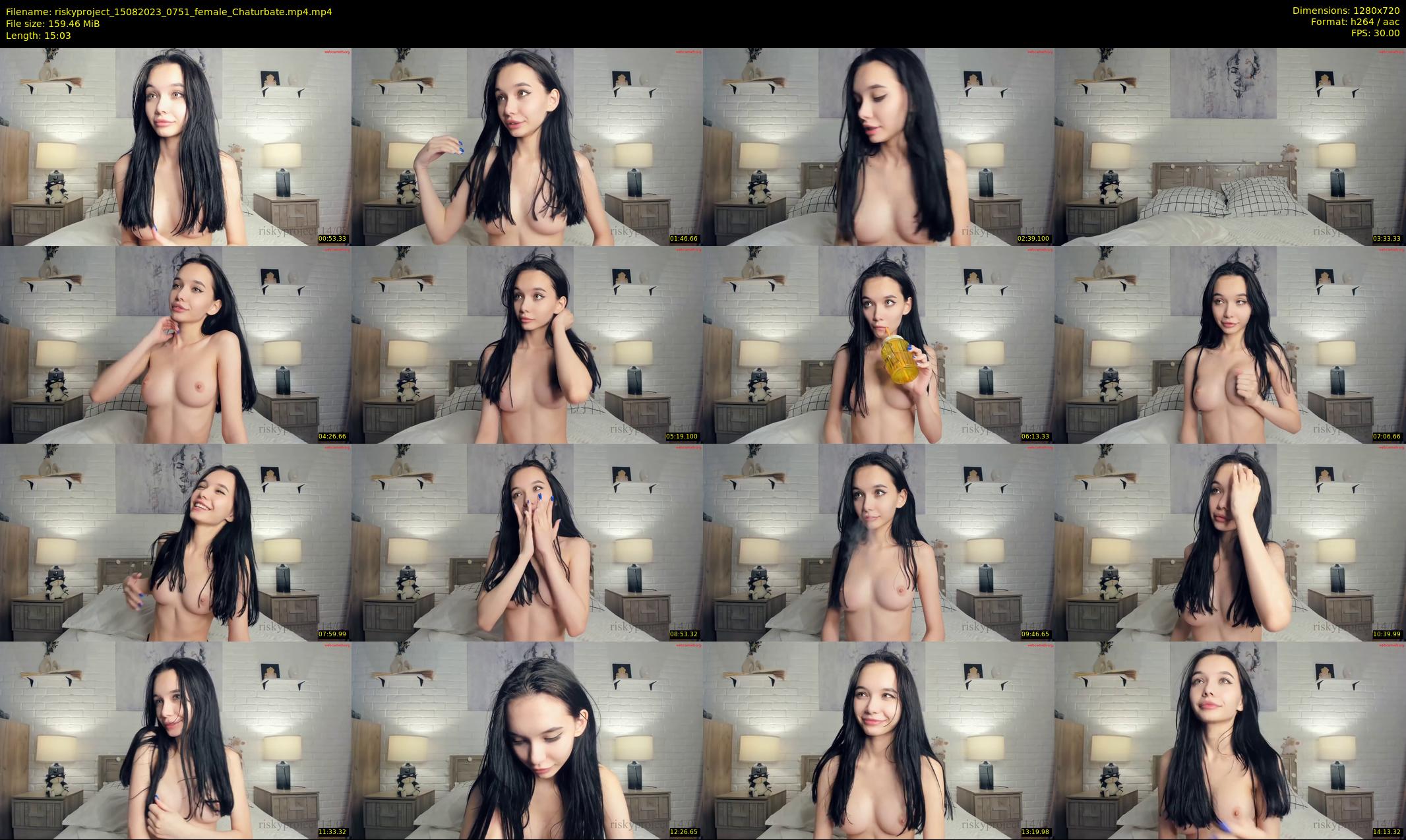 riskyproject — 16 minute Chaturbate couple cam show recording, 720p, Aug 15, 2023