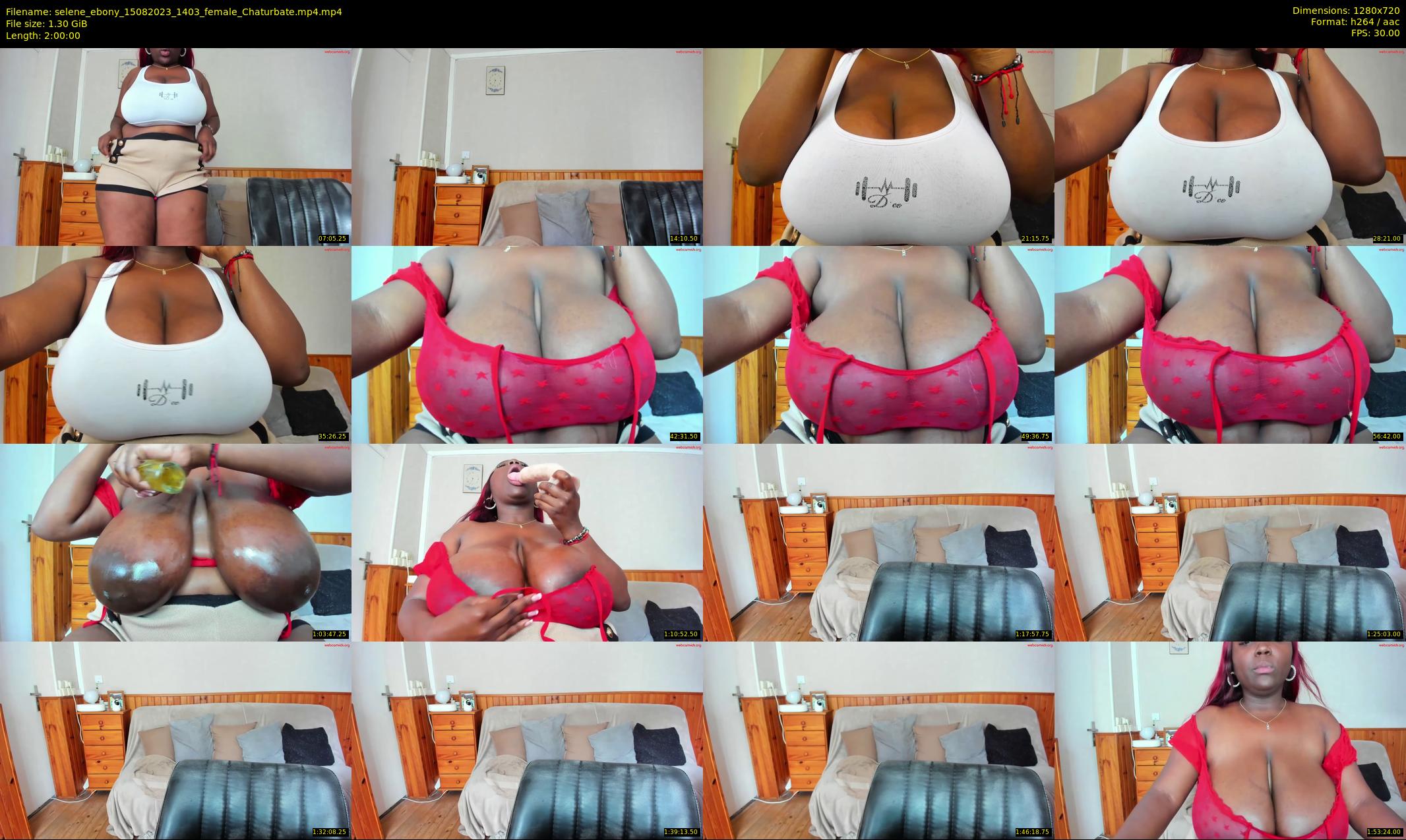 selene_ebony — 120 minute Chaturbate female cam show recording, 720p, Aug 15, 2023