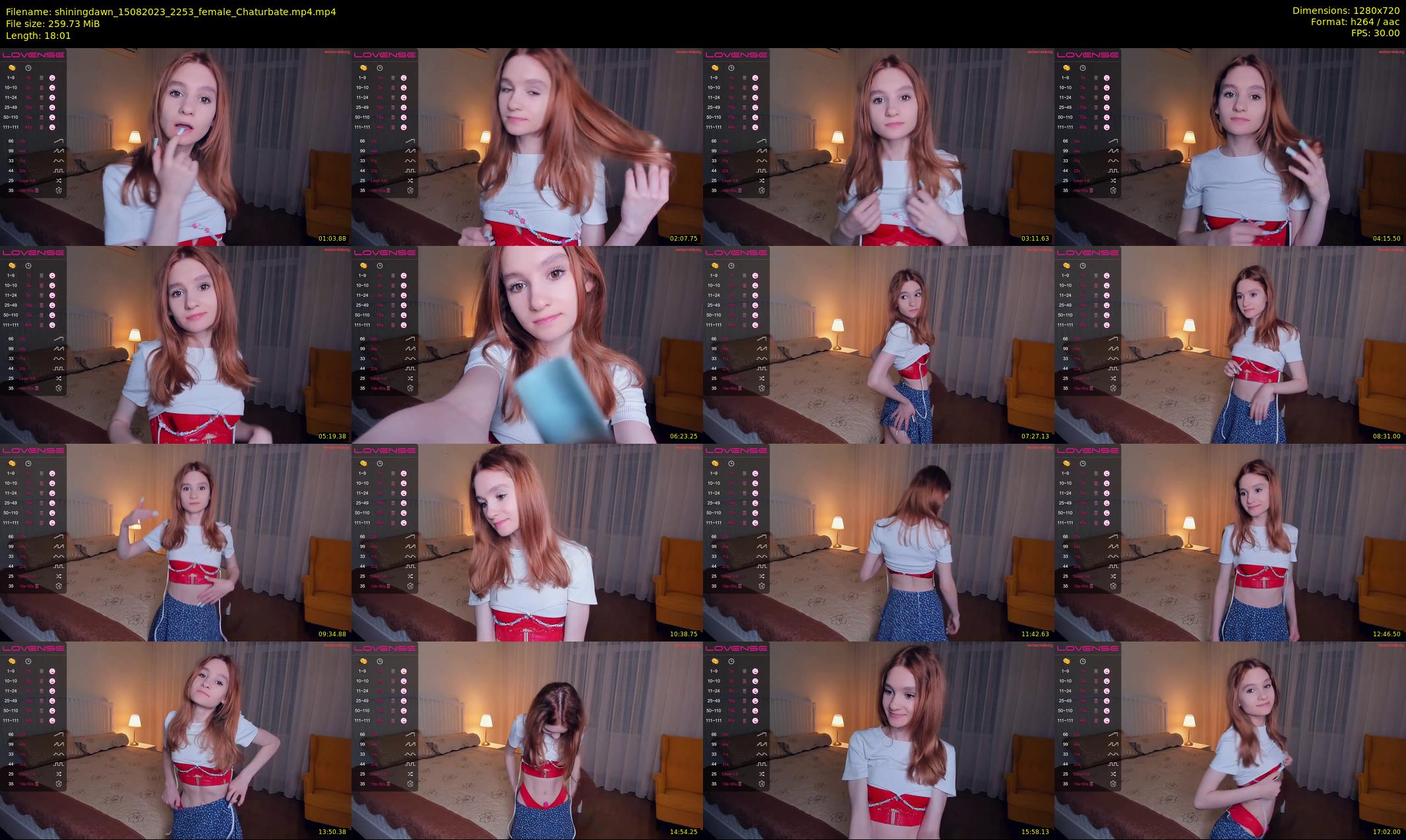 shiningdawn — 19 minute Chaturbate female cam show recording, 720p, Aug 15, 2023