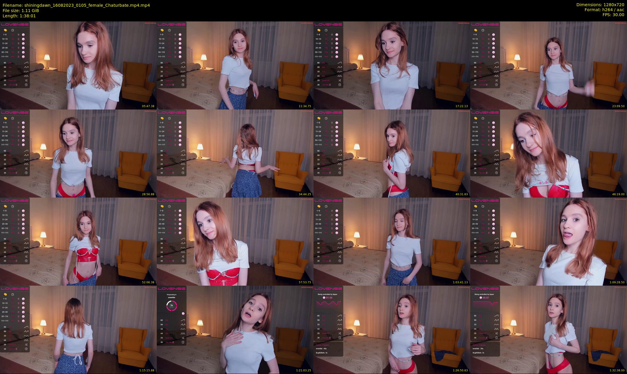 shiningdawn — 99 minute Chaturbate female cam show recording, 720p, Aug 16, 2023