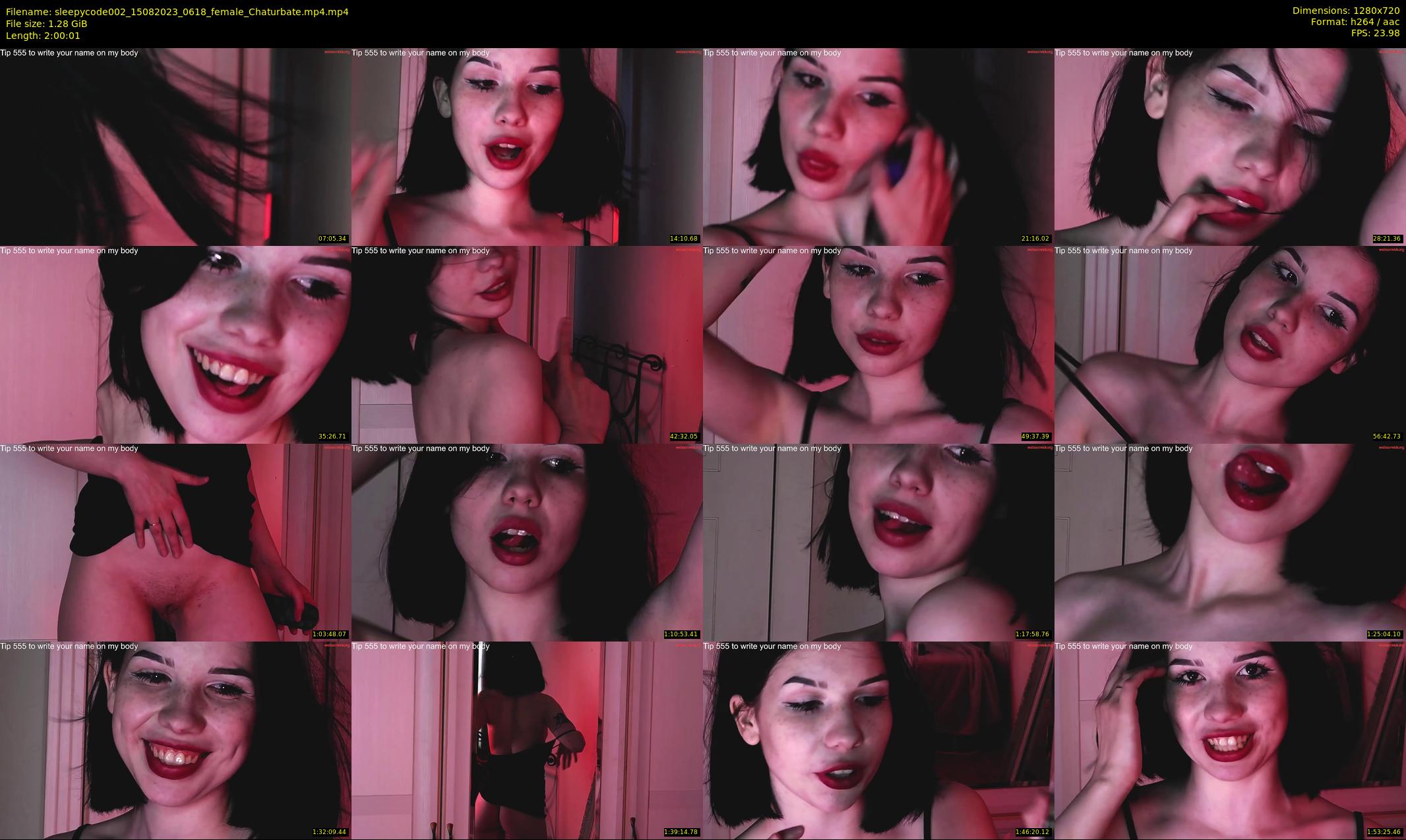 sleepycode002 — 121 minute Chaturbate female cam show recording, 720p, Aug 15, 2023