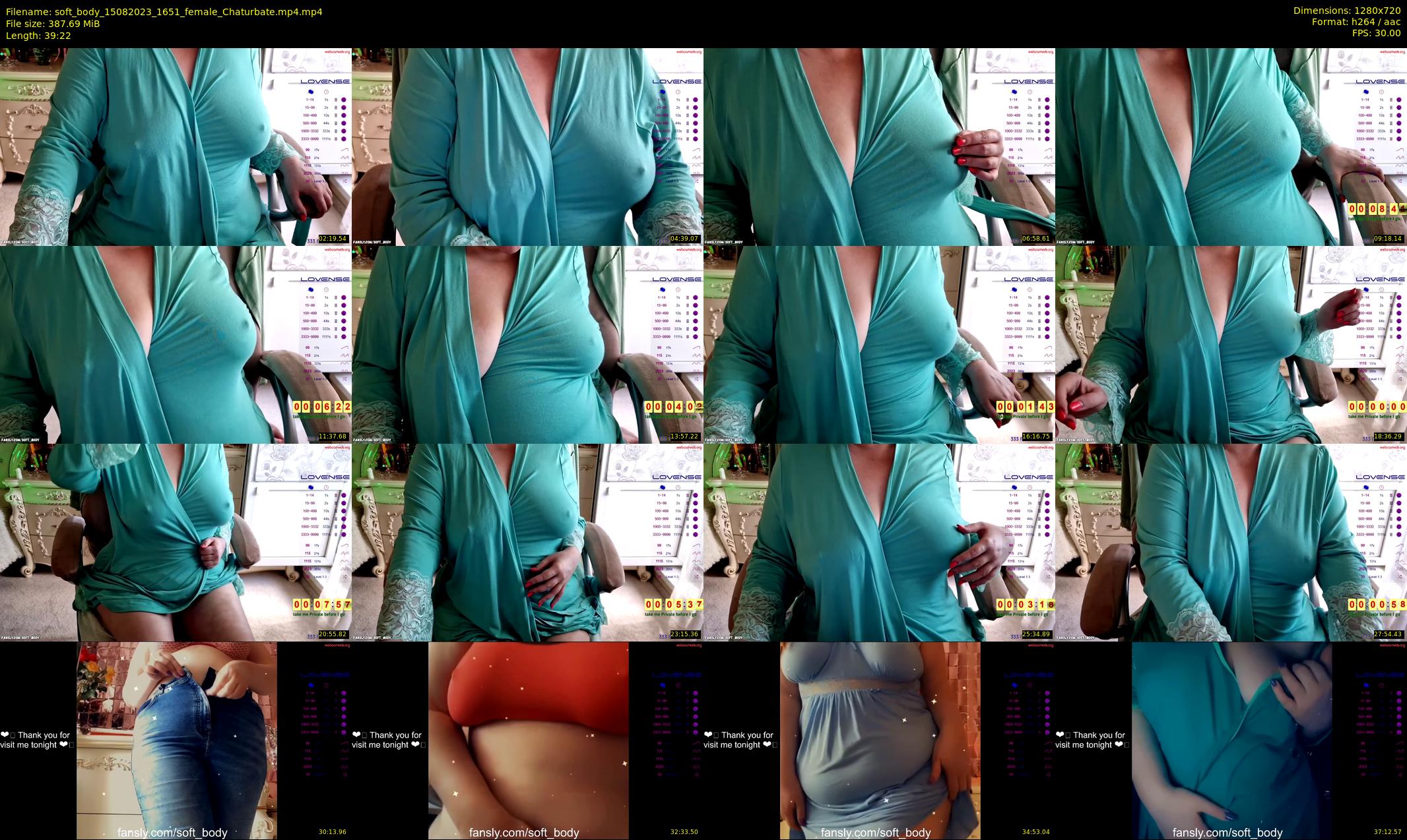 soft_body — 40 minute Chaturbate female cam show recording, 720p, Aug 15, 2023