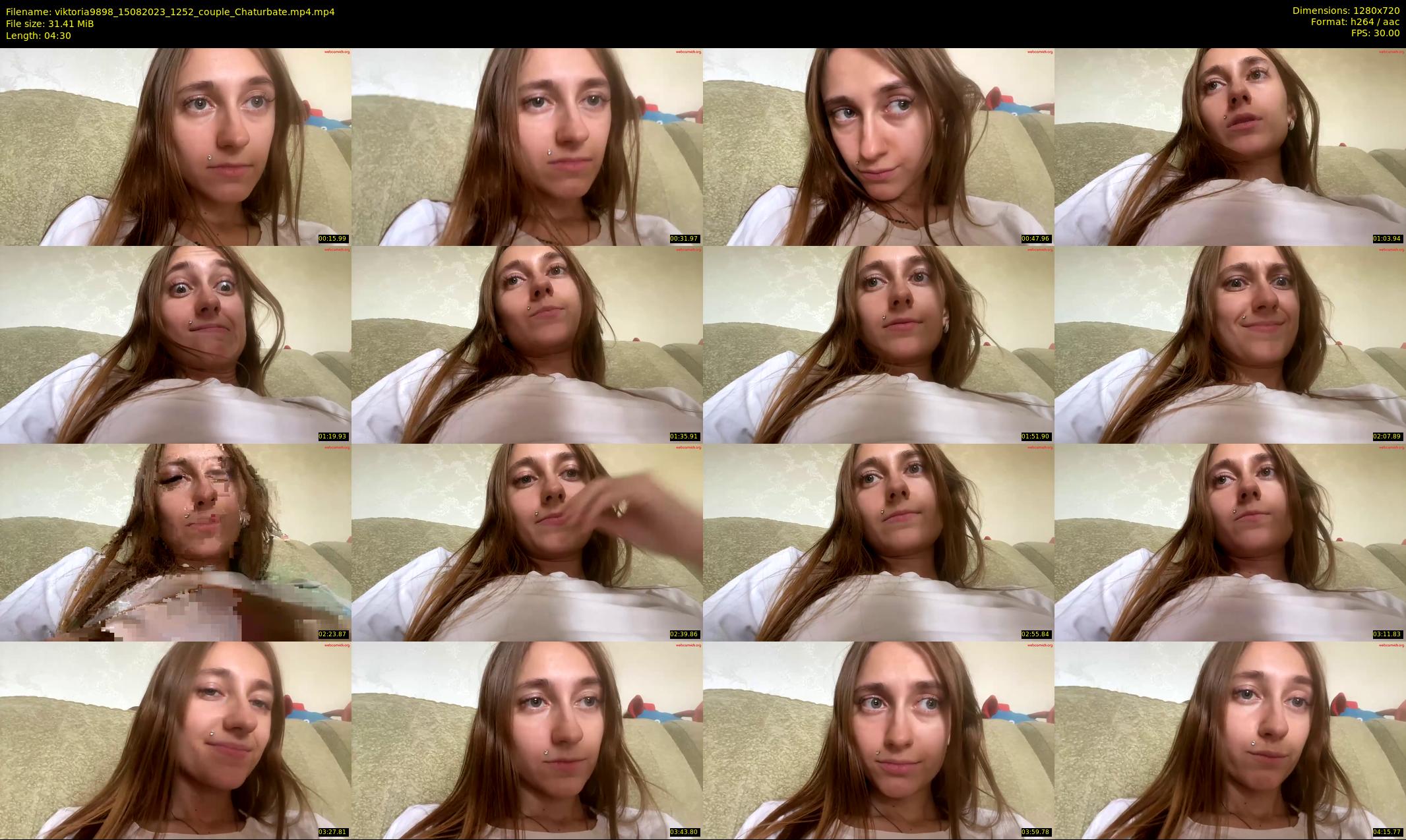 viktoria9898 — 5 minute Chaturbate couple cam show recording, 720p, Aug 15, 2023