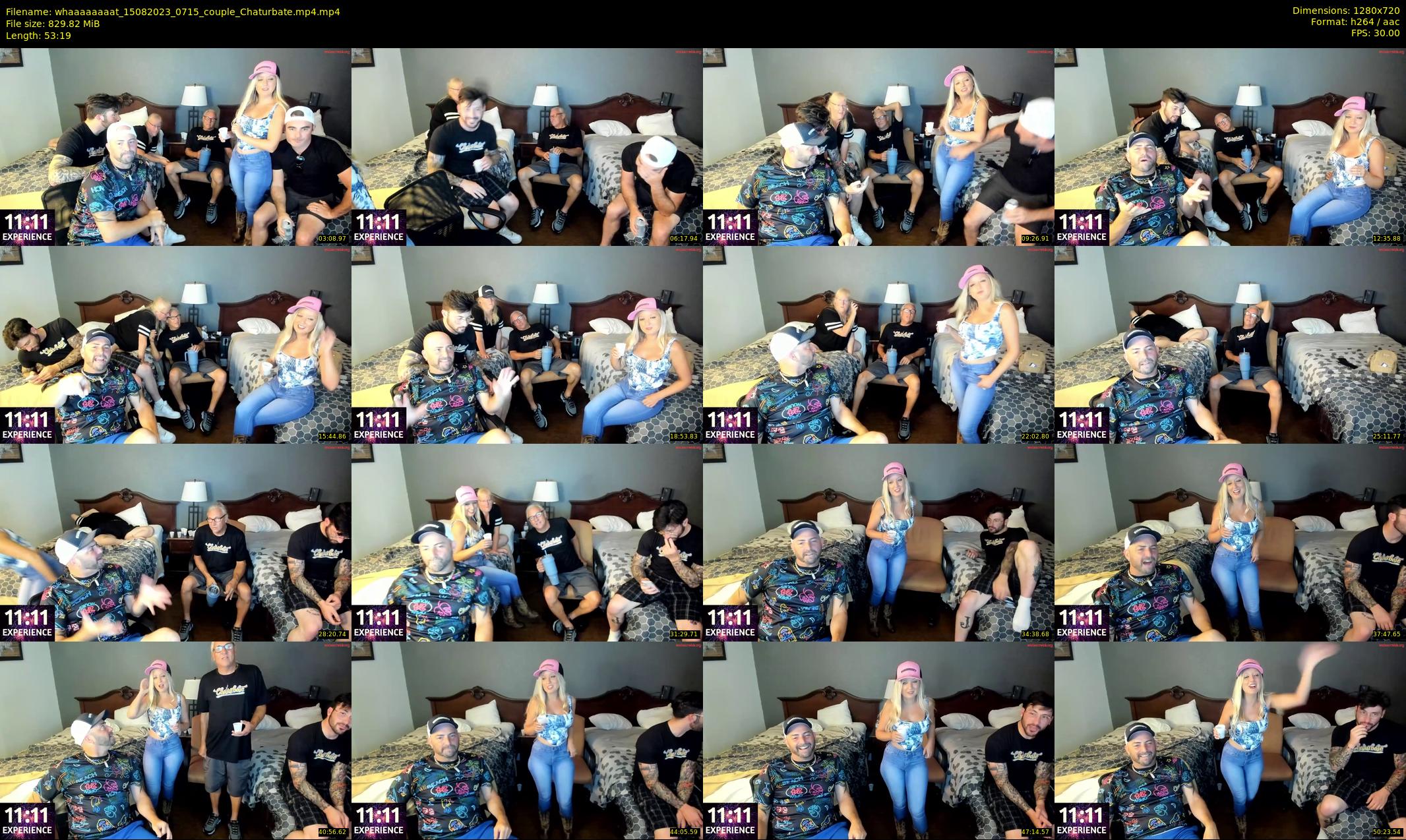 whaaaaaaaat — 54 minute Chaturbate couple cam show recording, 720p, Aug 15, 2023