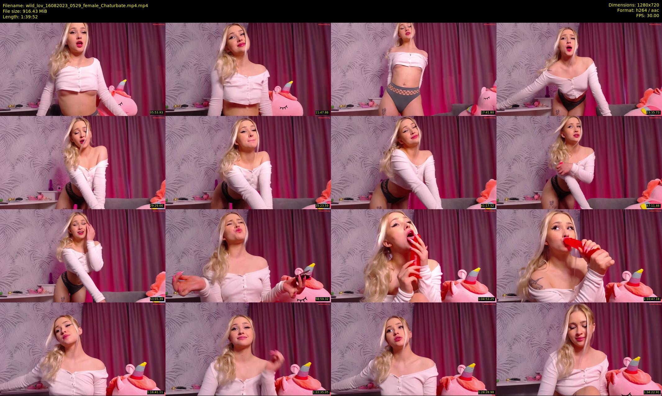 wild_lov — 100 minute Chaturbate female cam show recording, 720p, Aug 16, 2023