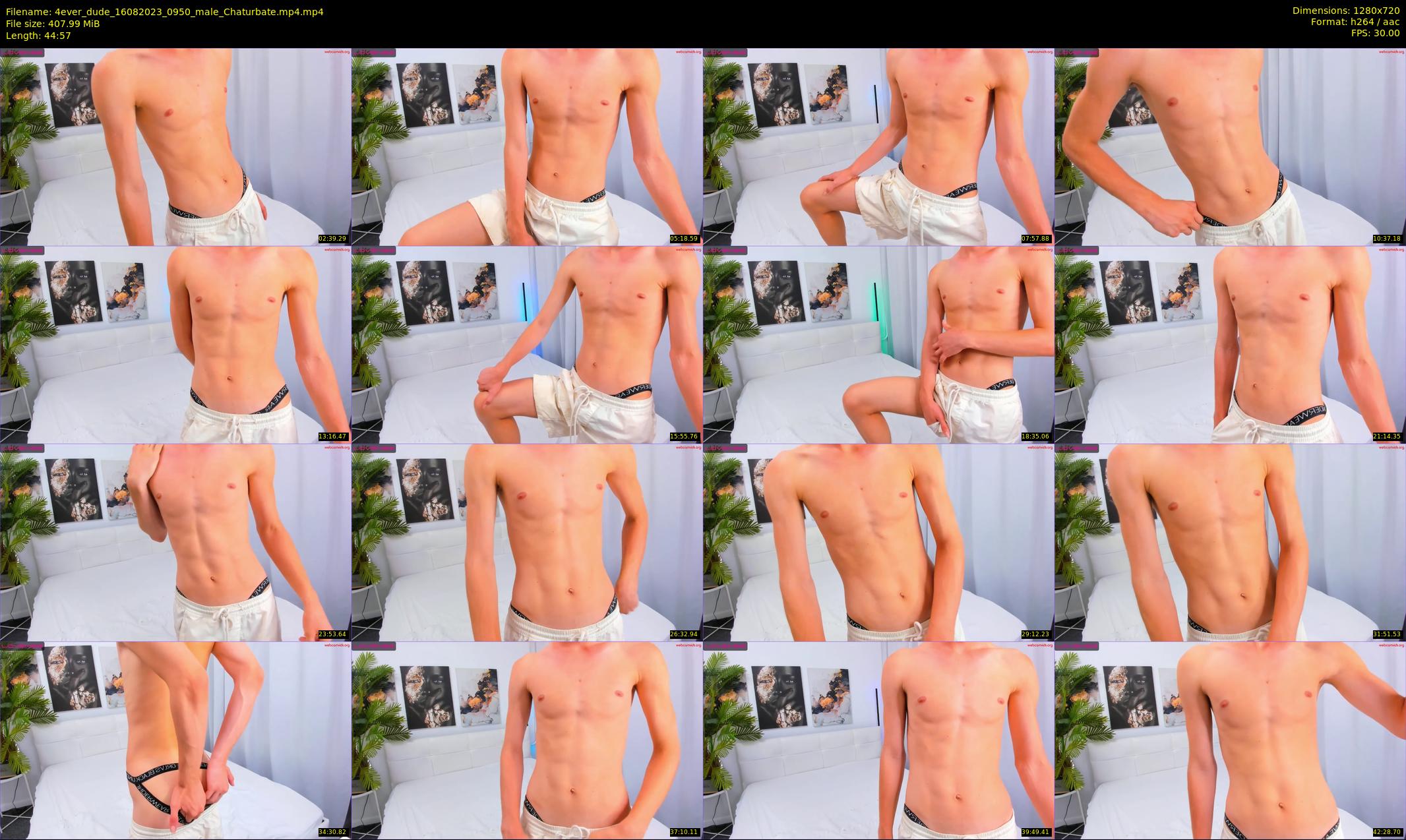 4ever_dude — 45 minute Chaturbate male cam show recording, 720p, Aug 16, 2023