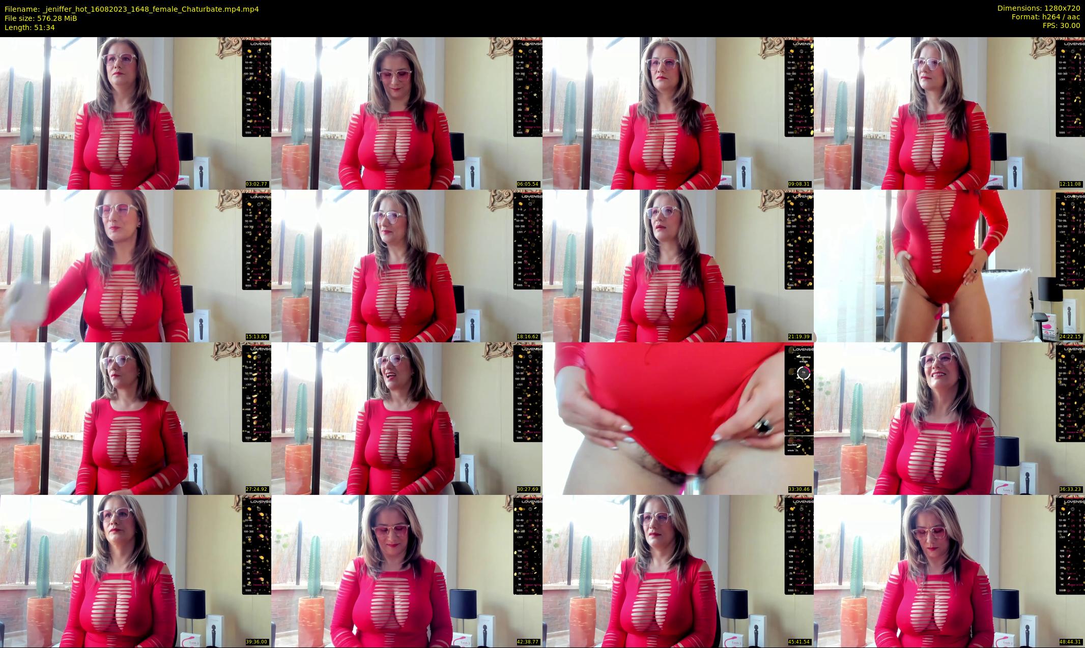 _jeniffer_hot — 52 minute Chaturbate female cam show recording, 720p, Aug 16, 2023