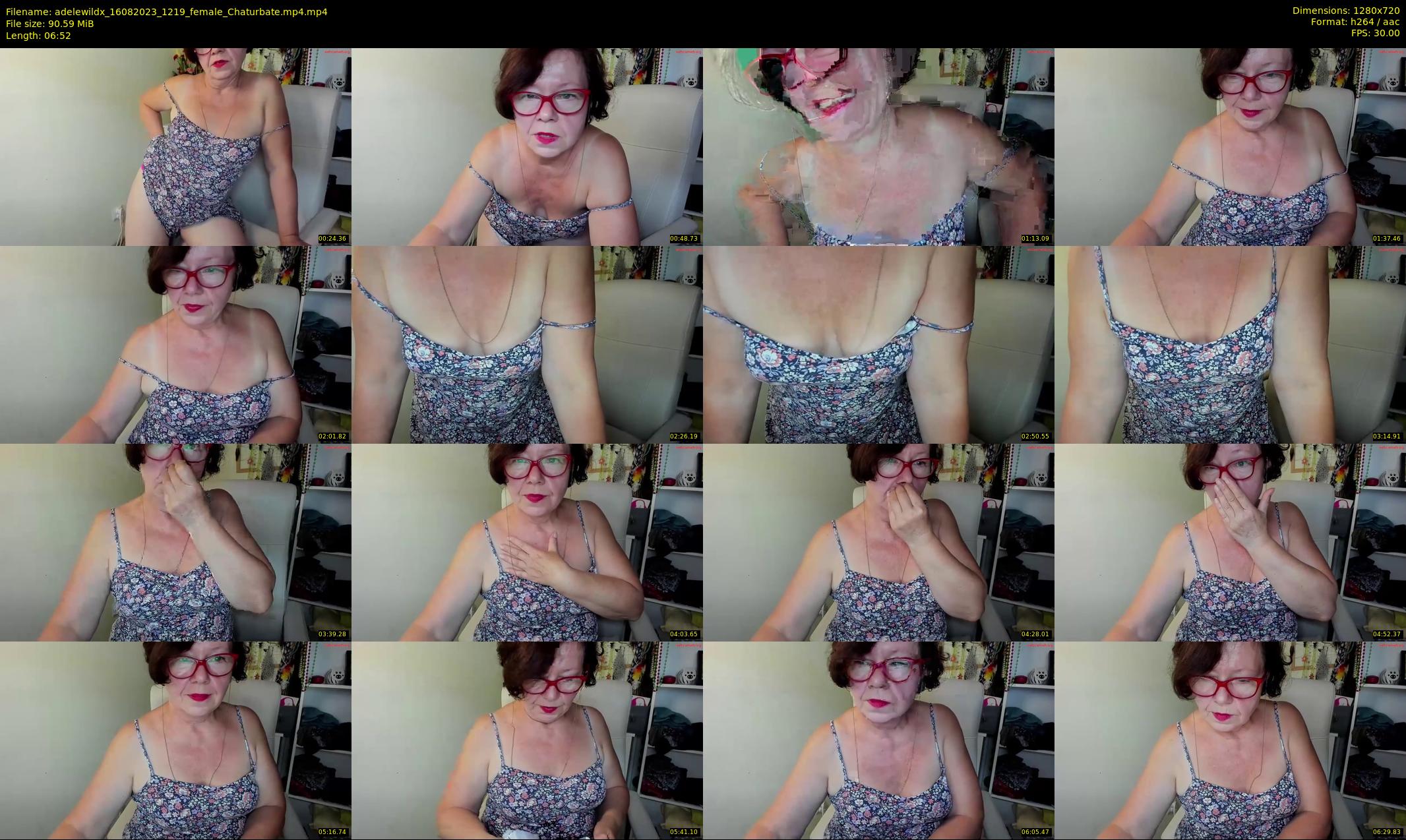 adelewildx — 7 minute Chaturbate female cam show recording, 720p, Aug 16, 2023