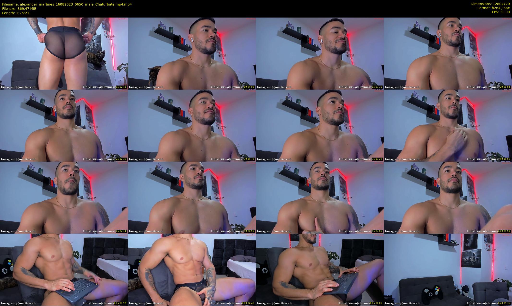 alexander_martines — 86 minute Chaturbate male cam show recording, 720p, Aug 16, 2023