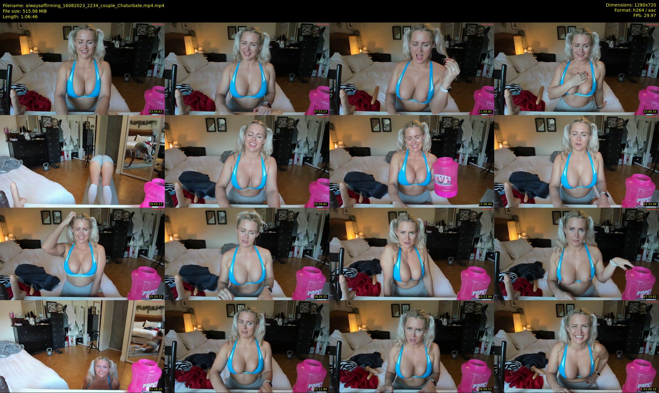 alwaysaffirming — 67 minute Chaturbate couple cam show recording, 720p, Aug 16, 2023
