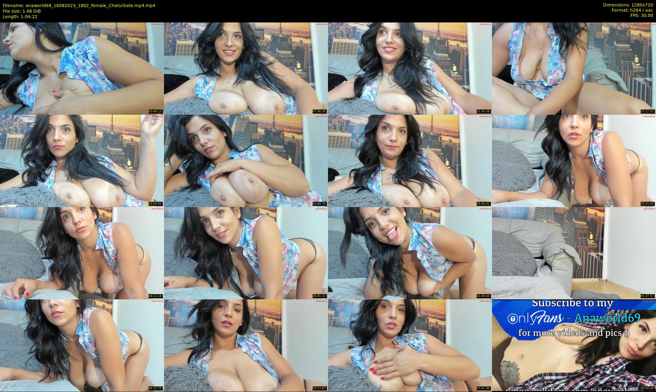 anaworld69 — 65 minute Chaturbate female cam show recording, 720p, Aug 16, 2023